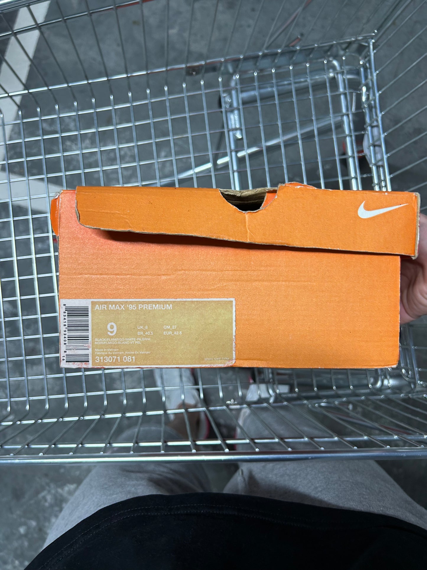 Nike Air Max 95 Premium Black Flamingo Pilgrim (2007) US9 Men’s