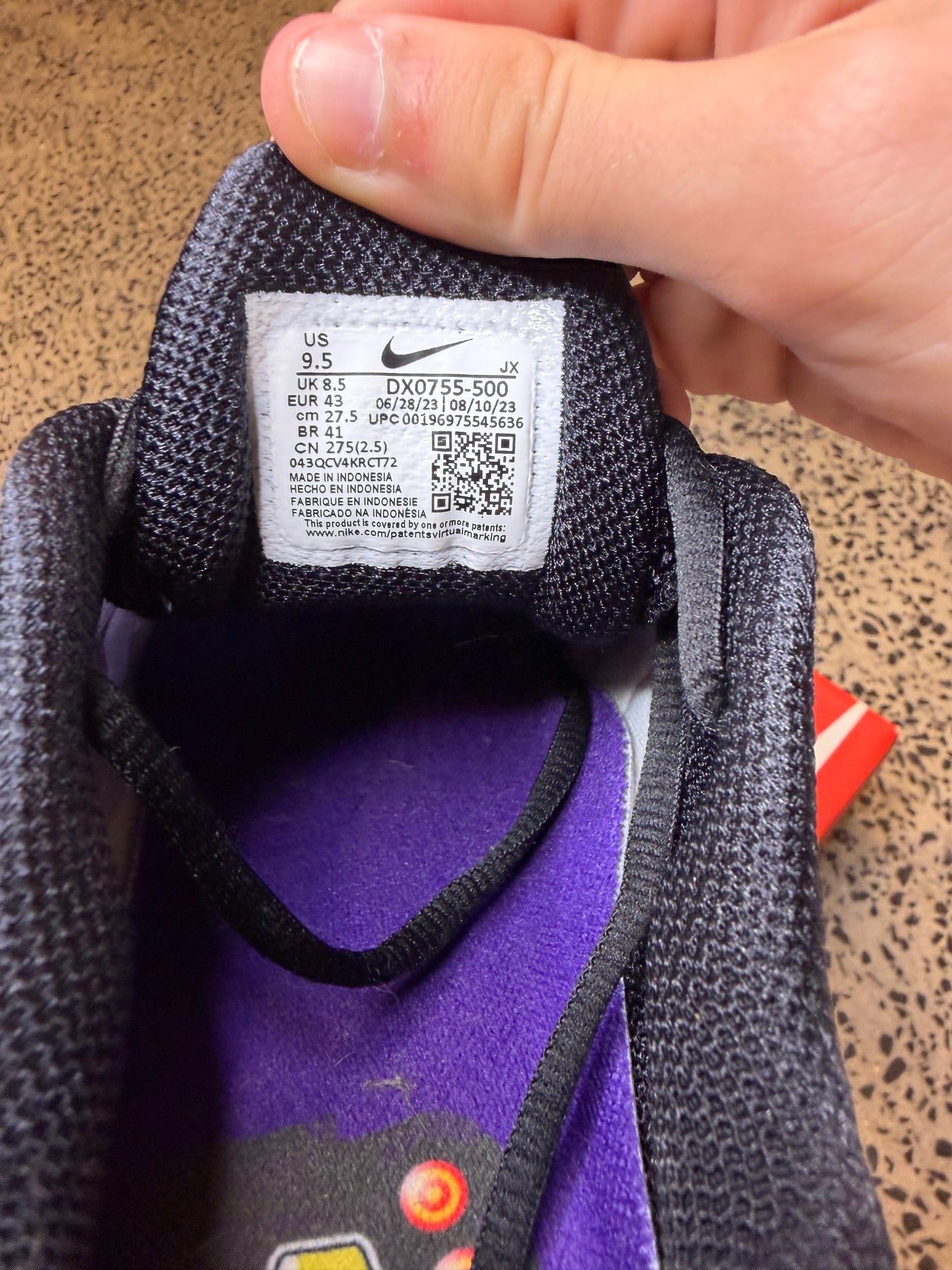 Nike Air Max Plus Purple Volt US9.5 Mens