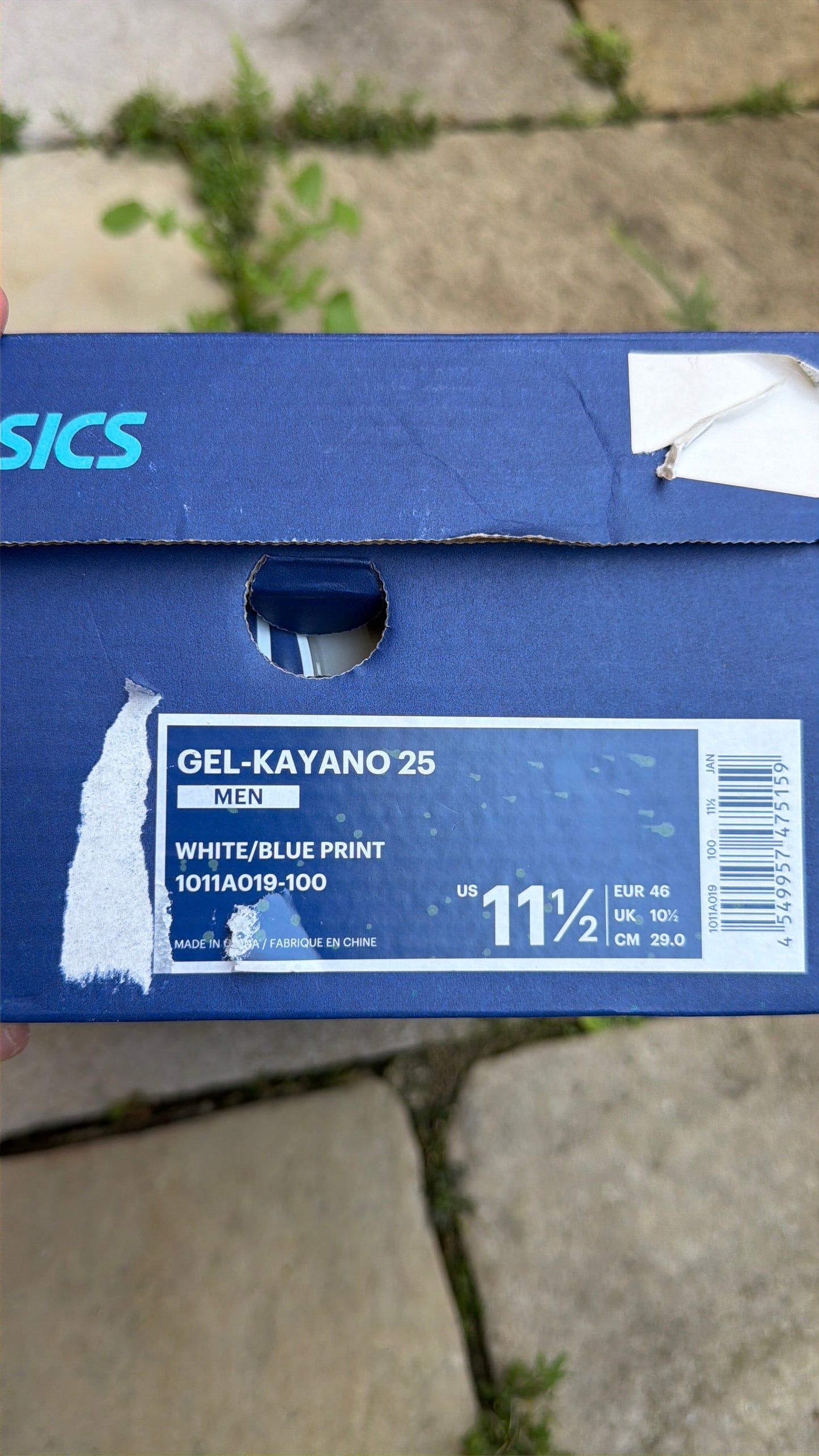 ASICS GEL Kayano 25 Blue Print US11.5 Men’s