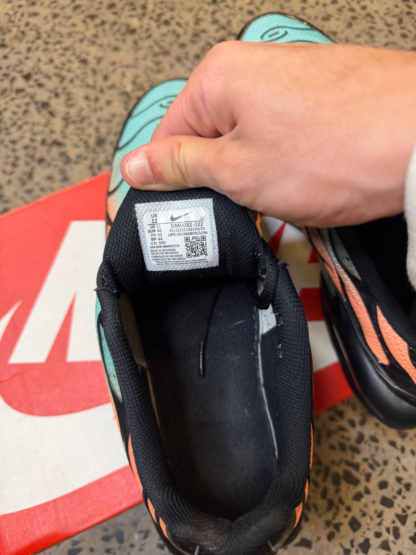 Nike Air Max Plus South Beach US12 Men's