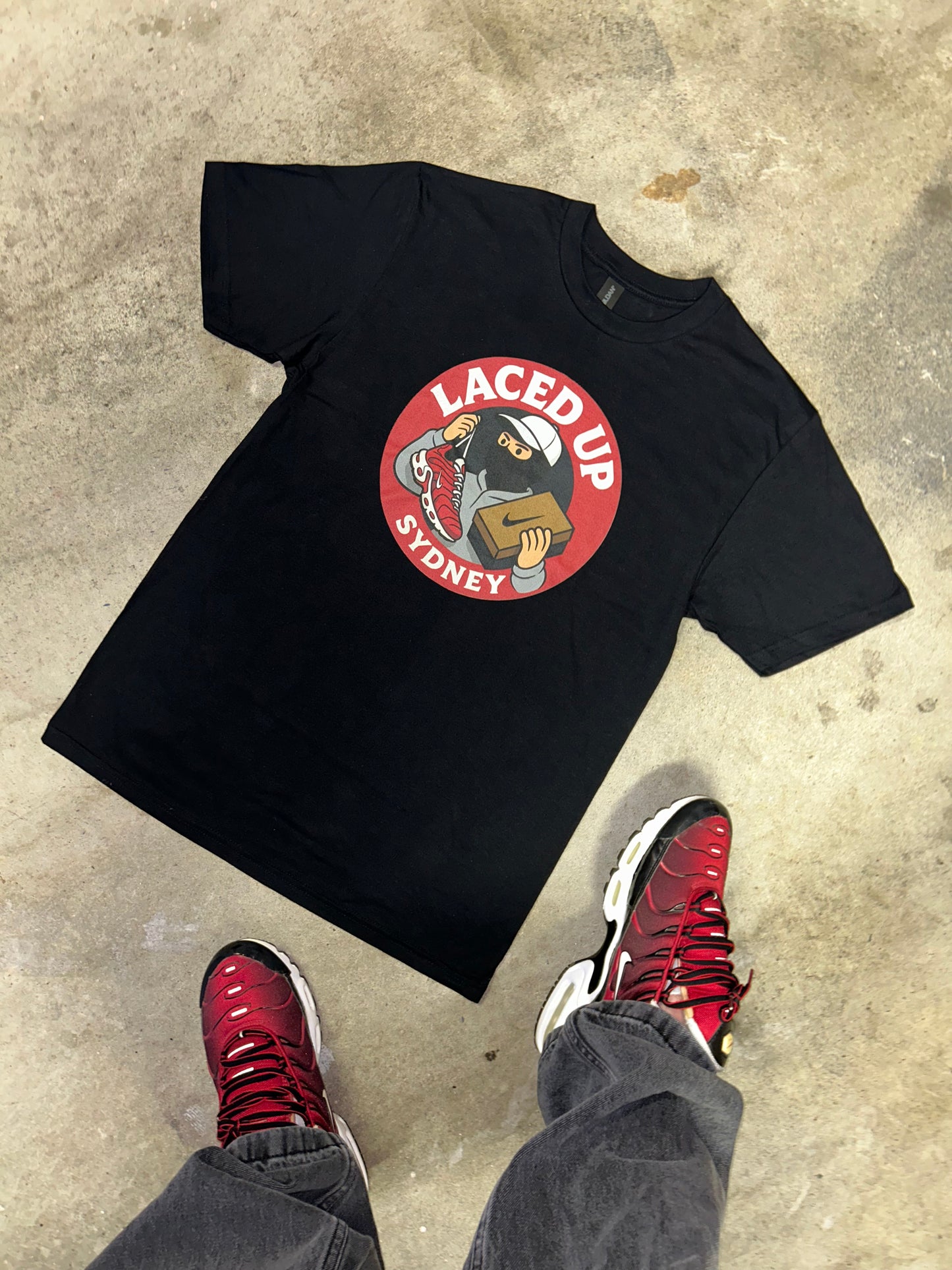Laced Up Sydney Tee