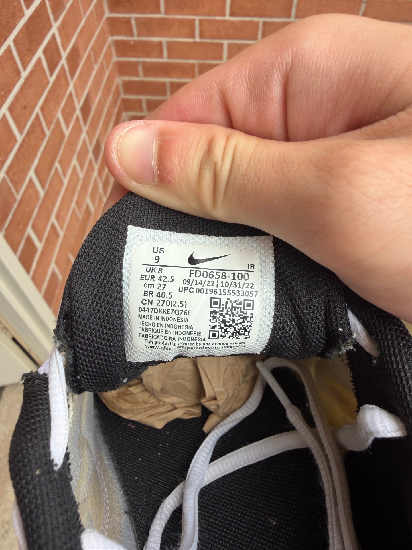 Nike Air Max Plus 'Spray Paint Swoosh" US9 Men's