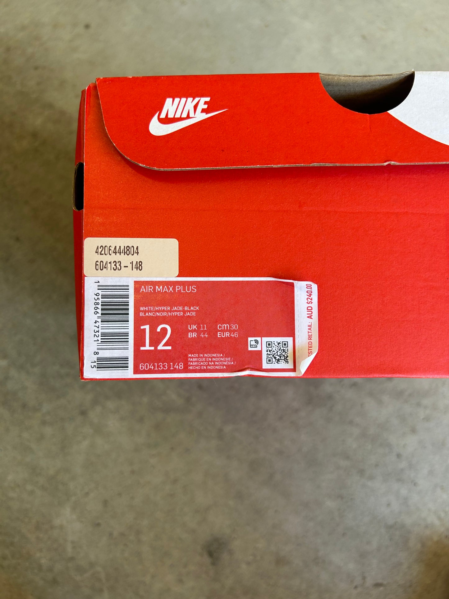 Nike Air Max Plus Tiffany Hyper Jade US12 Men’s