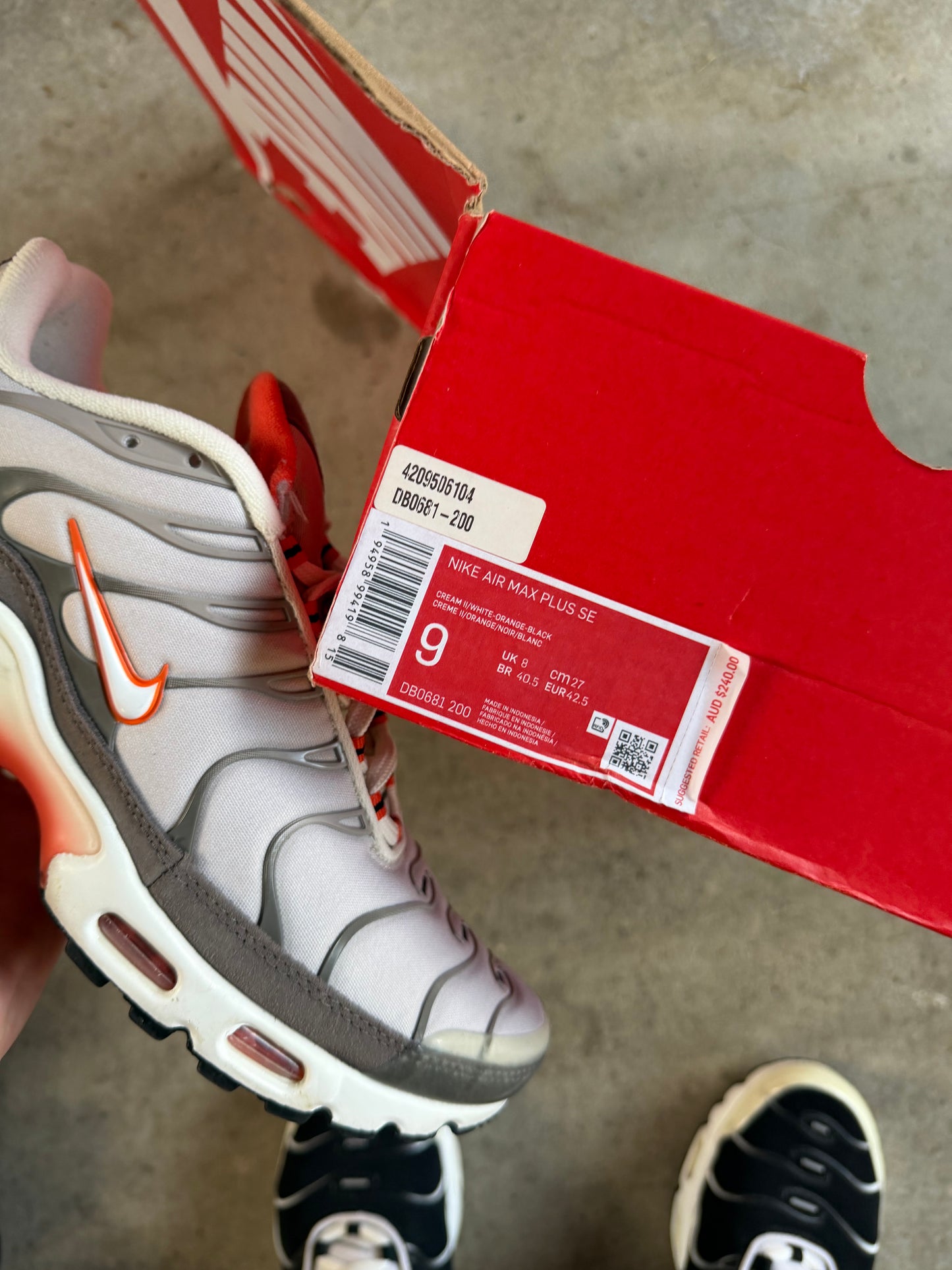 Nike Air Max Plus "Cream Anniversary" US9 Men's