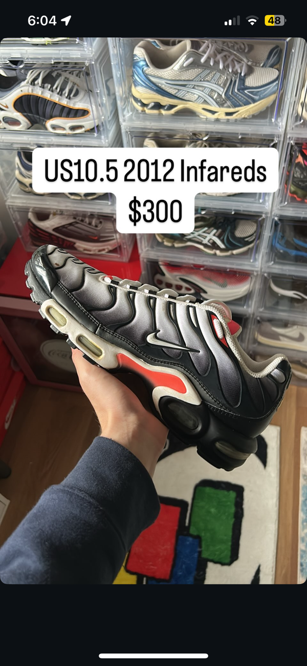 Nike TN infrareds Used US10.5