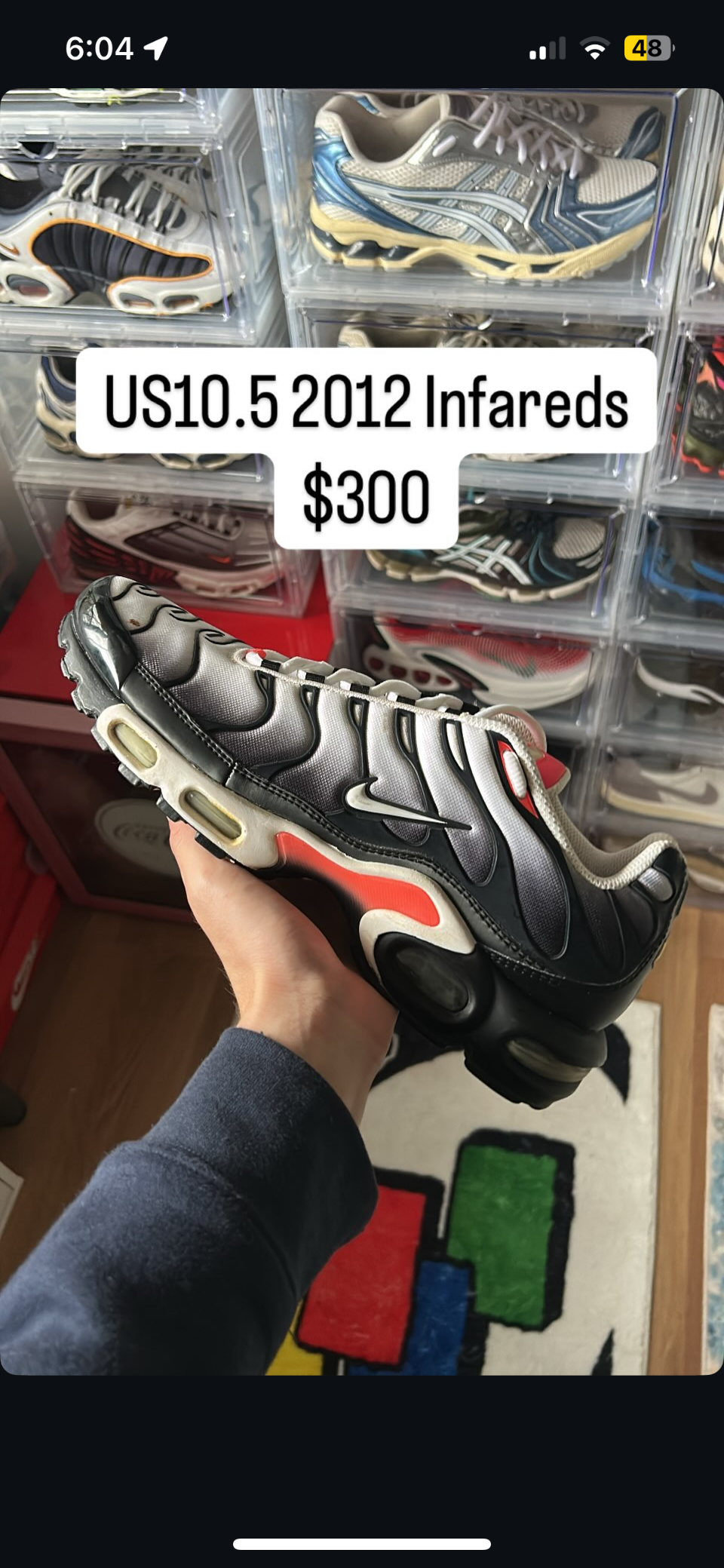 Nike TN infrareds Used US10.5
