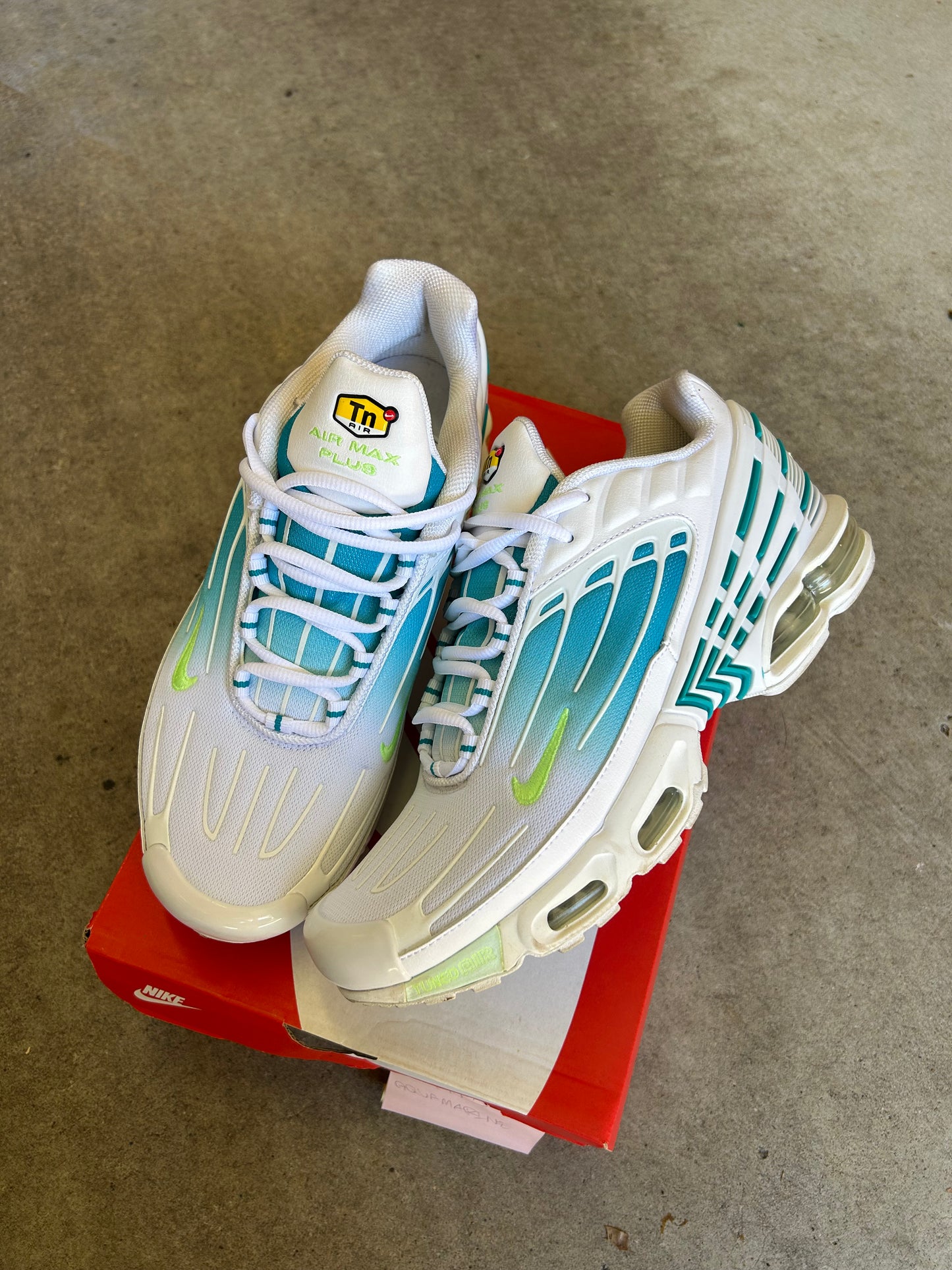 Nike Air Max Plus 3 Aqua Marine US10.5 Men’s