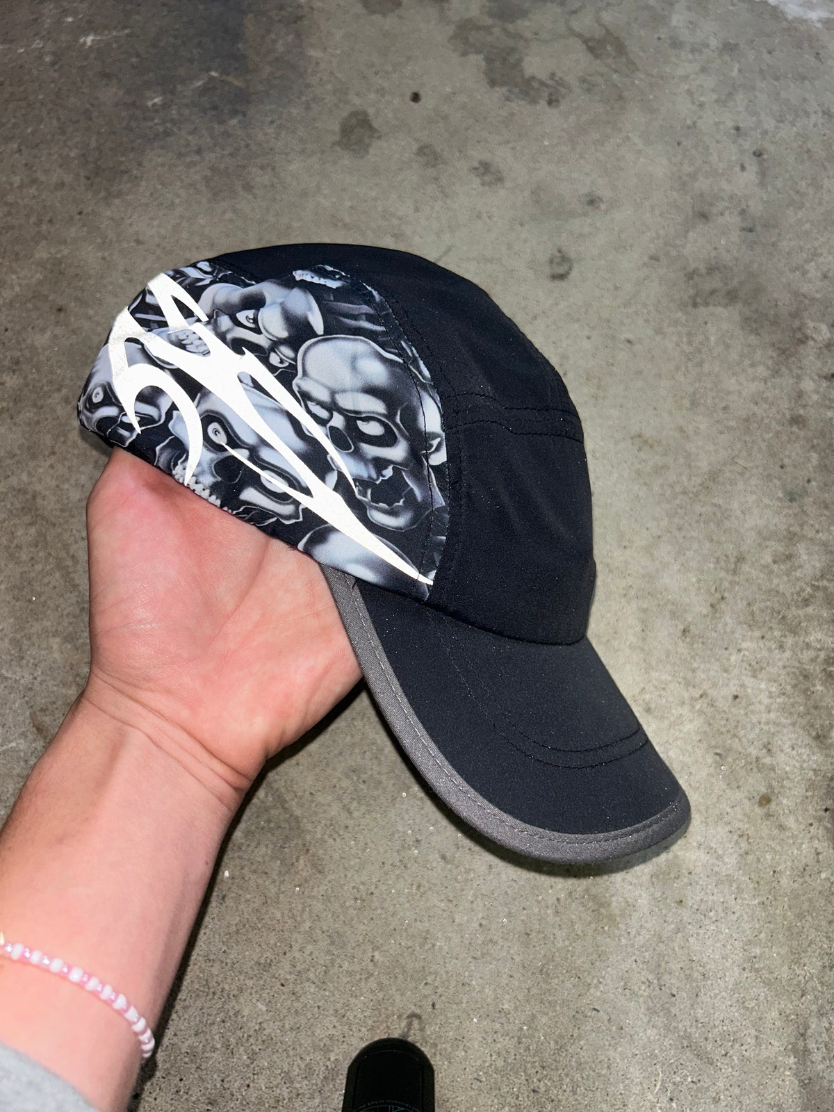 SE7EN Black Skull Hat