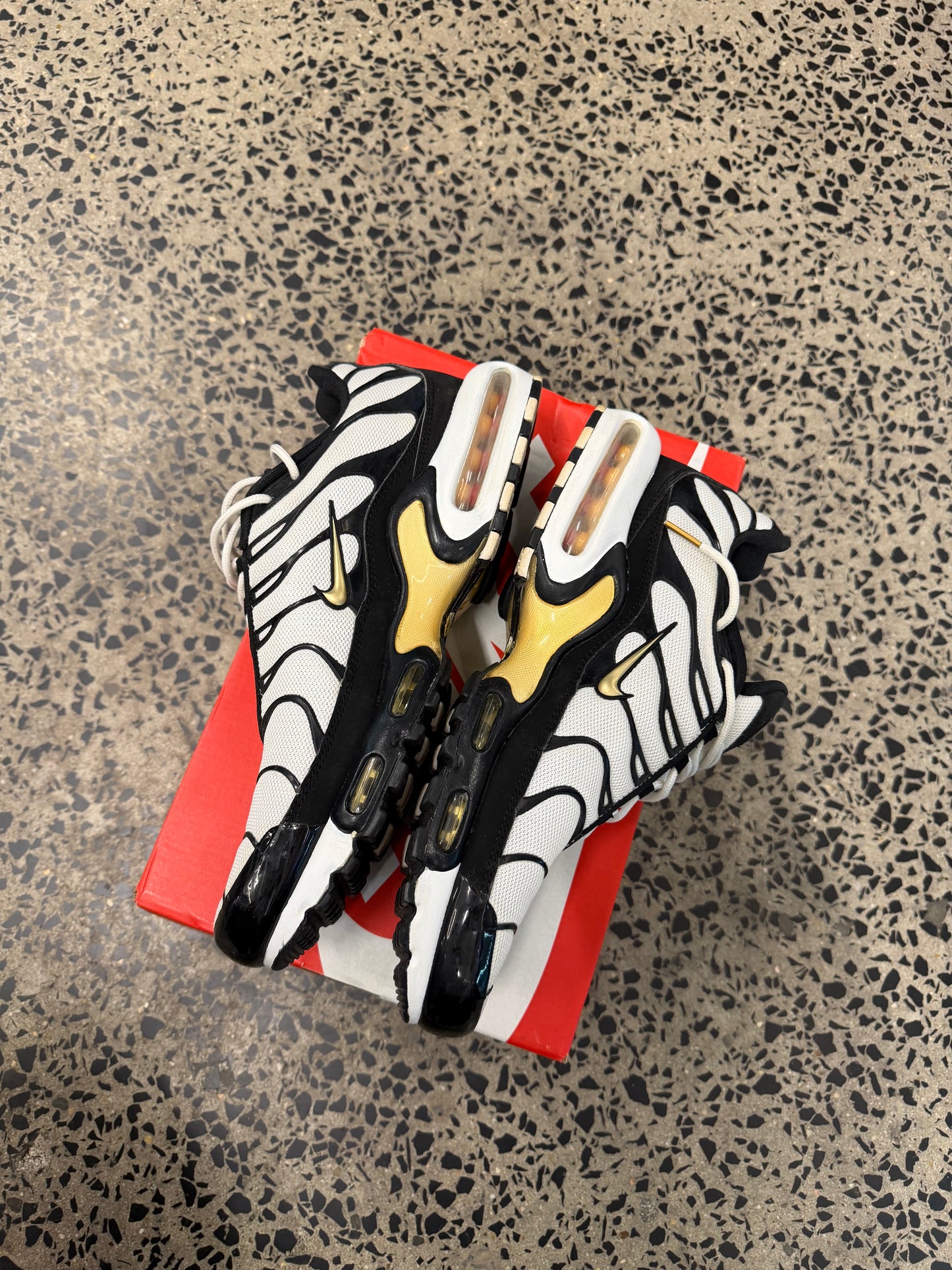 Nike Air Max Plus "White Metallic Gold" US11.5 Men's