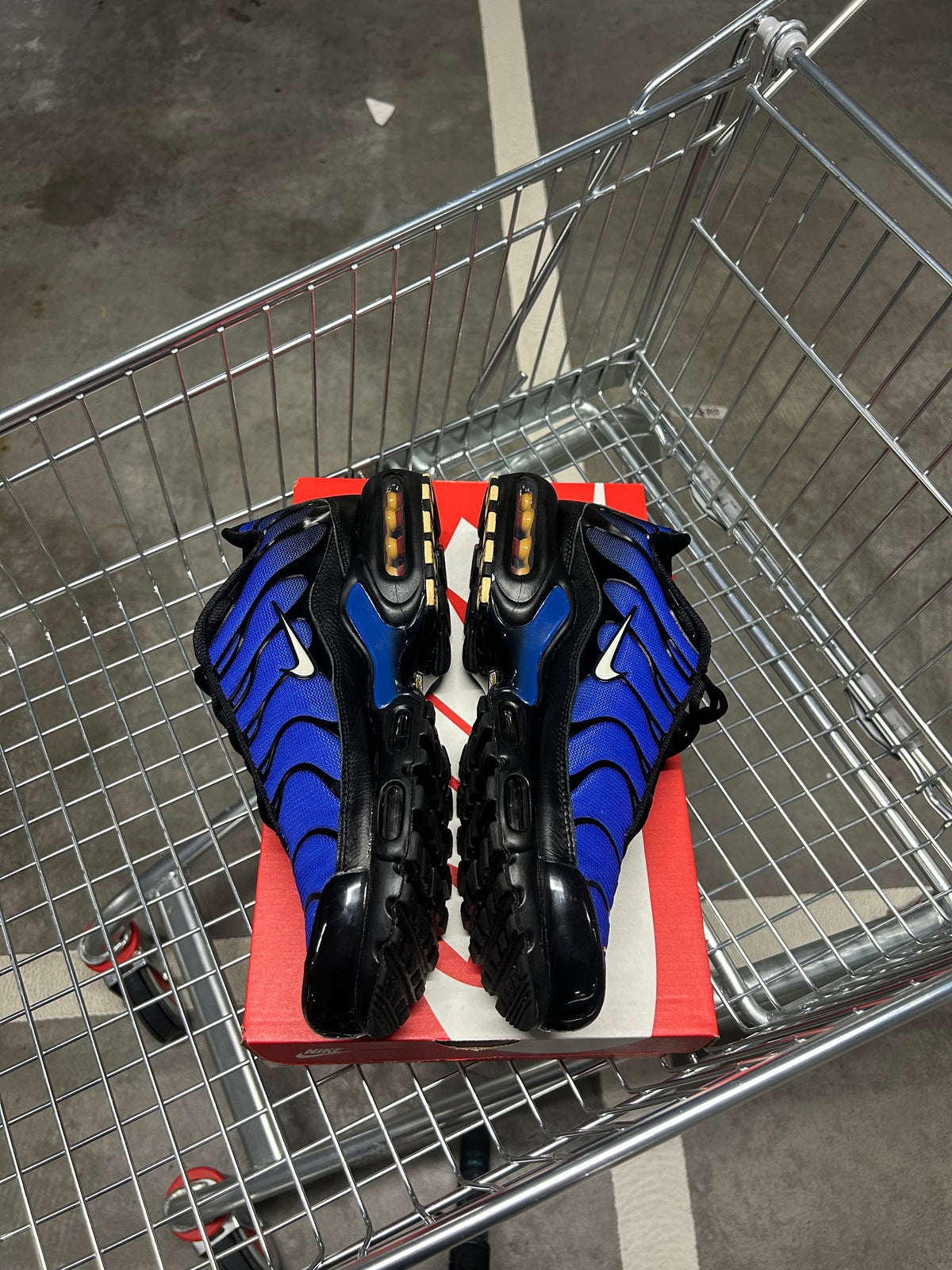 Nike Air Max Plus Premium Black Racer Blue Men’s US10.5