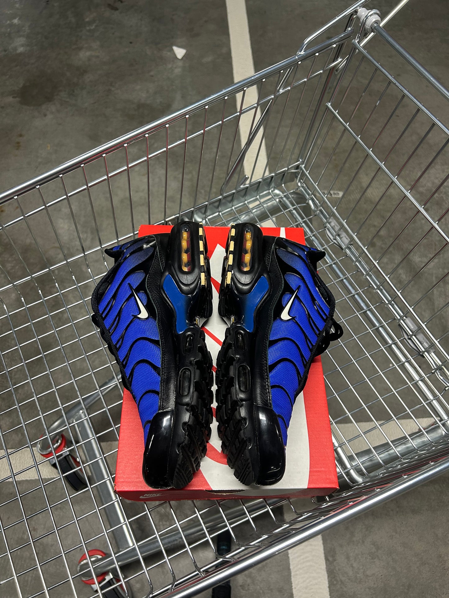 Nike Air Max Plus Premium Black Racer Blue Men’s US10.5