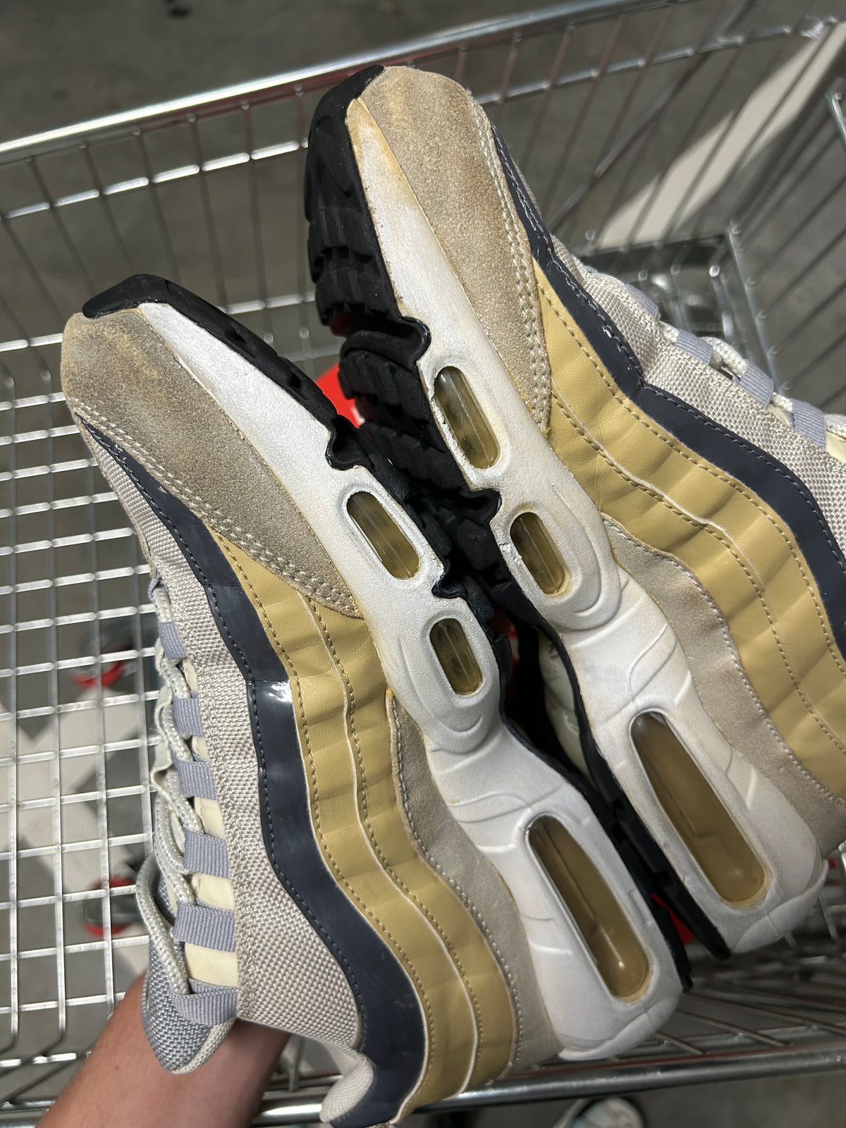 Nike Air Max 95 'Light Bone Wolf Grey Mushroom' US10 Women's / US8.5 Men's