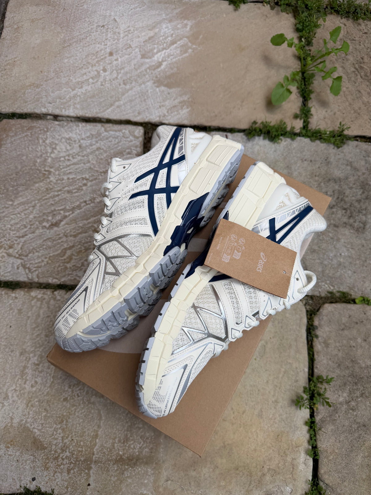 ASICS GEL KAYANO 20 Cream Independence Blue US11 Men’s