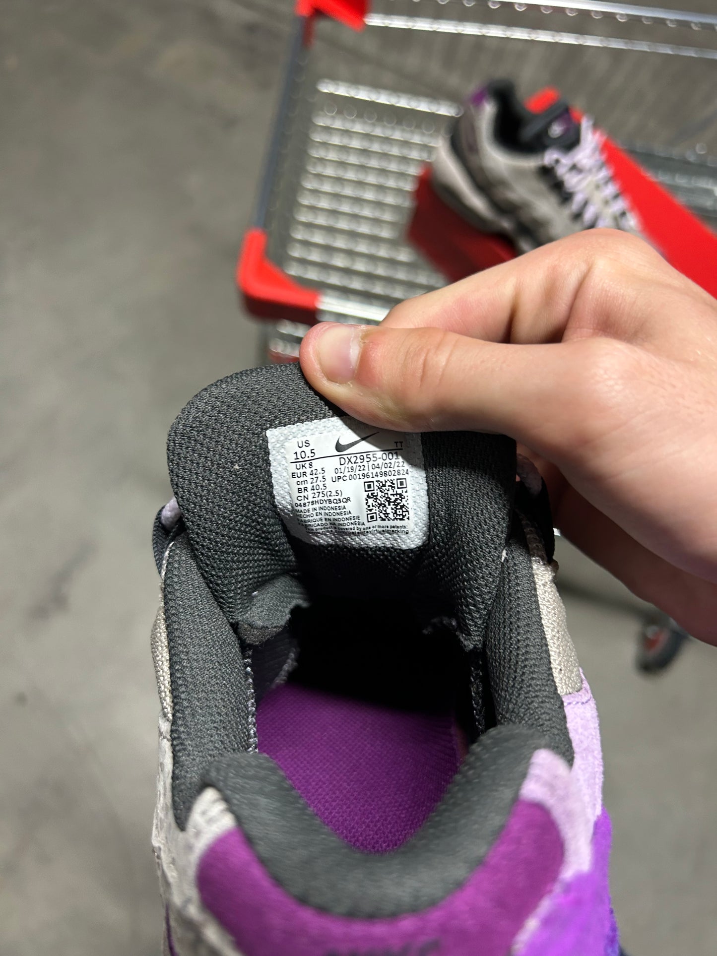 Nike Air Max 95 Viotech Anthracite US10.5 Women’s / 9 Men's