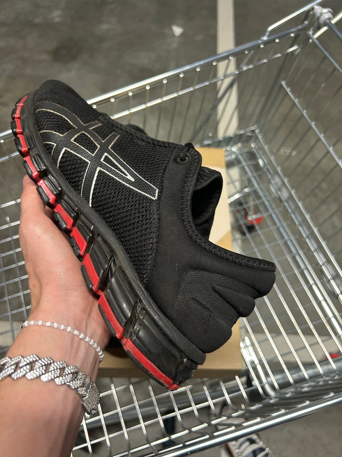 ASICS Gel Quantum 180 3 Red Belly Black Men’s US11