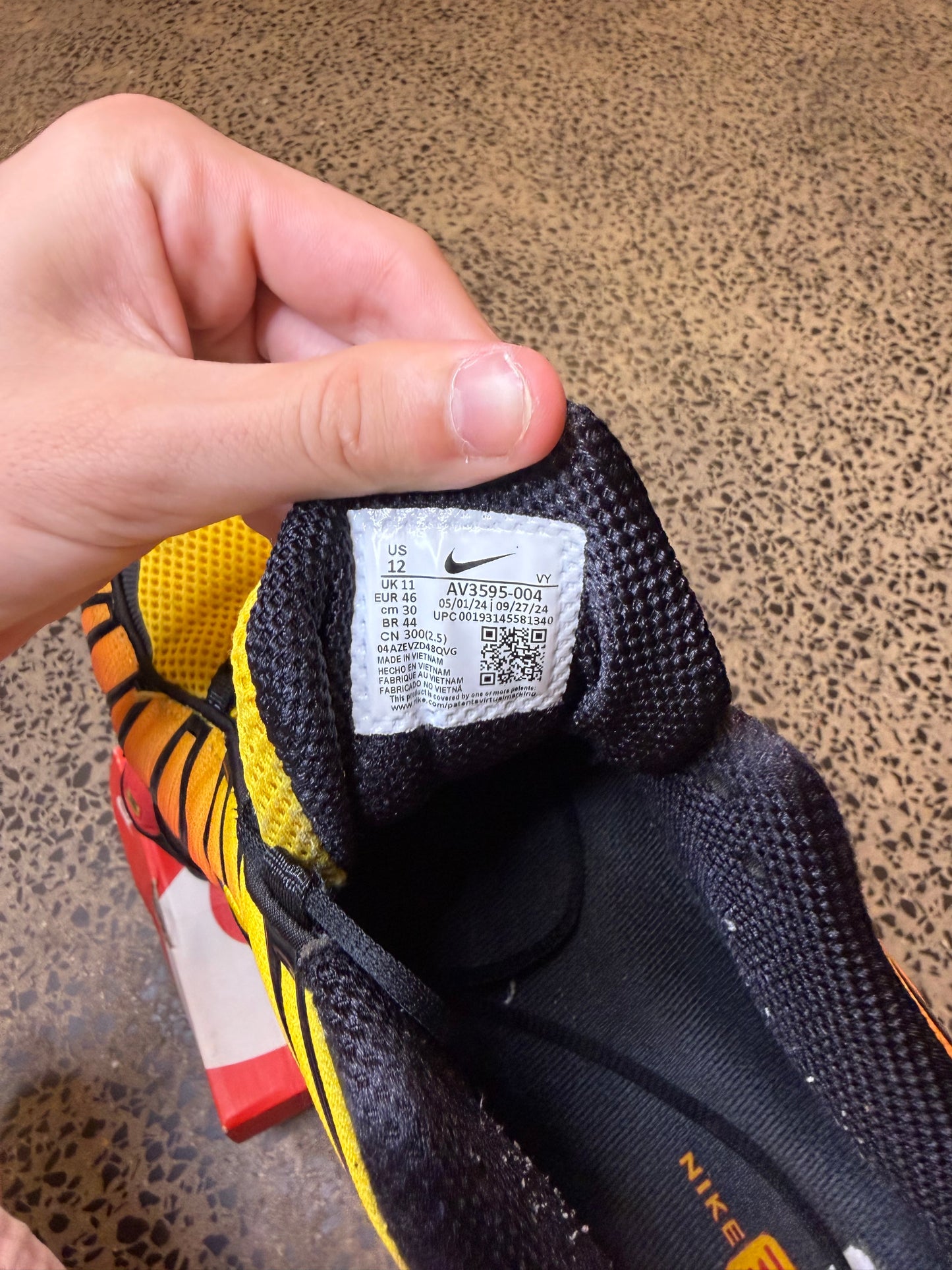 Nike Shox TL Sunrise US12 Men's