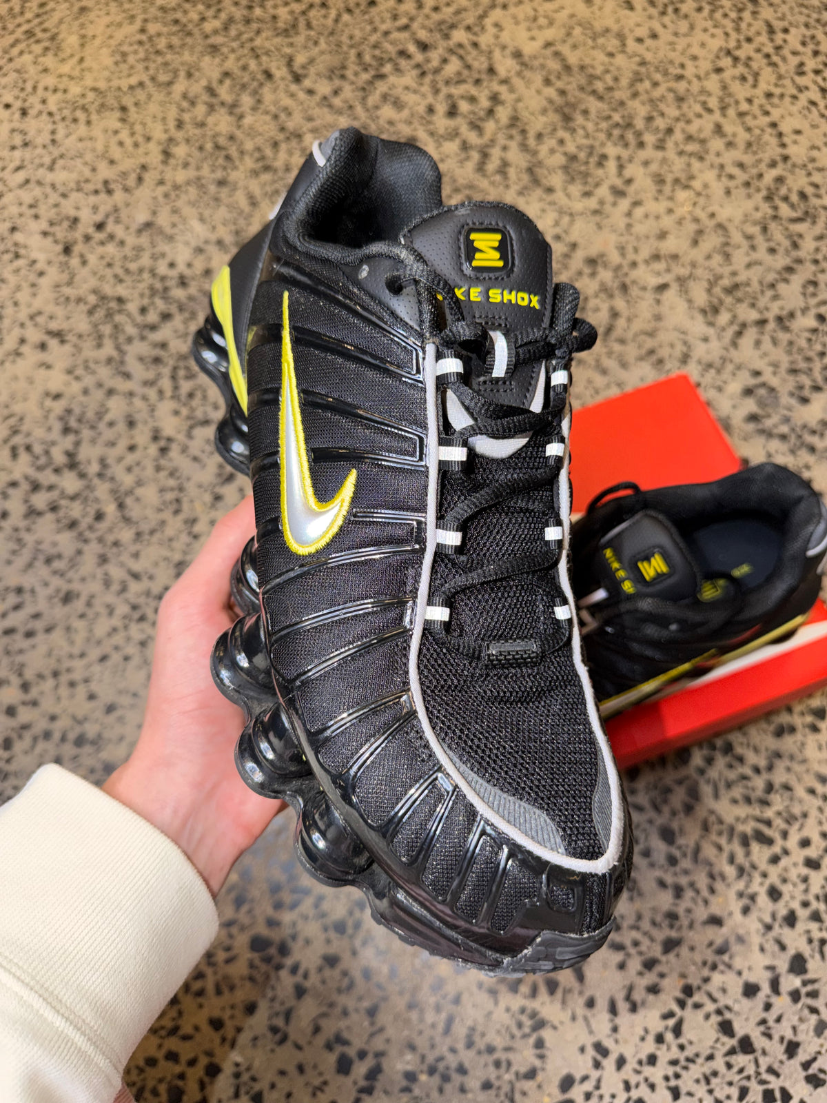 Nike Shox TL Black/Yellow US12 Men's