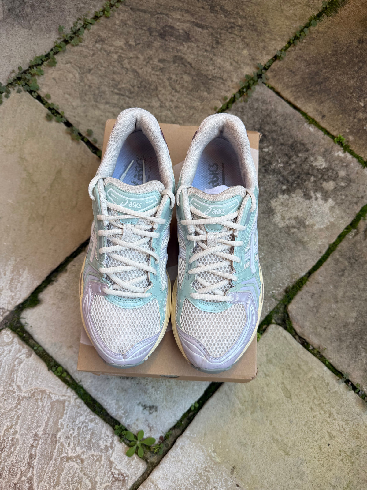 ASICS GEL KAYANO 14 "Cream Dusk Violet" US9 Men's