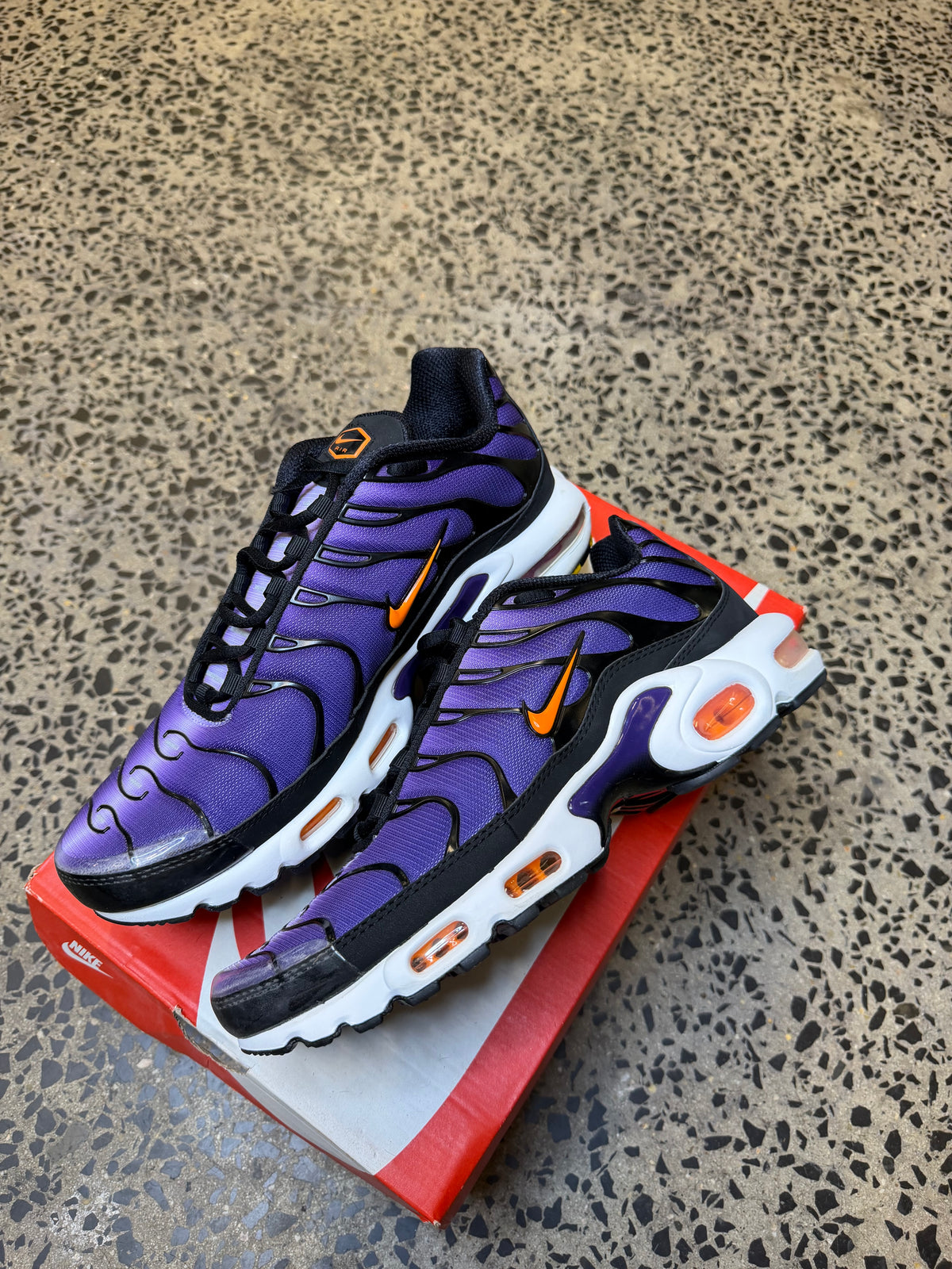 Nike Air Max Plus Purple Volt US9.5 Mens