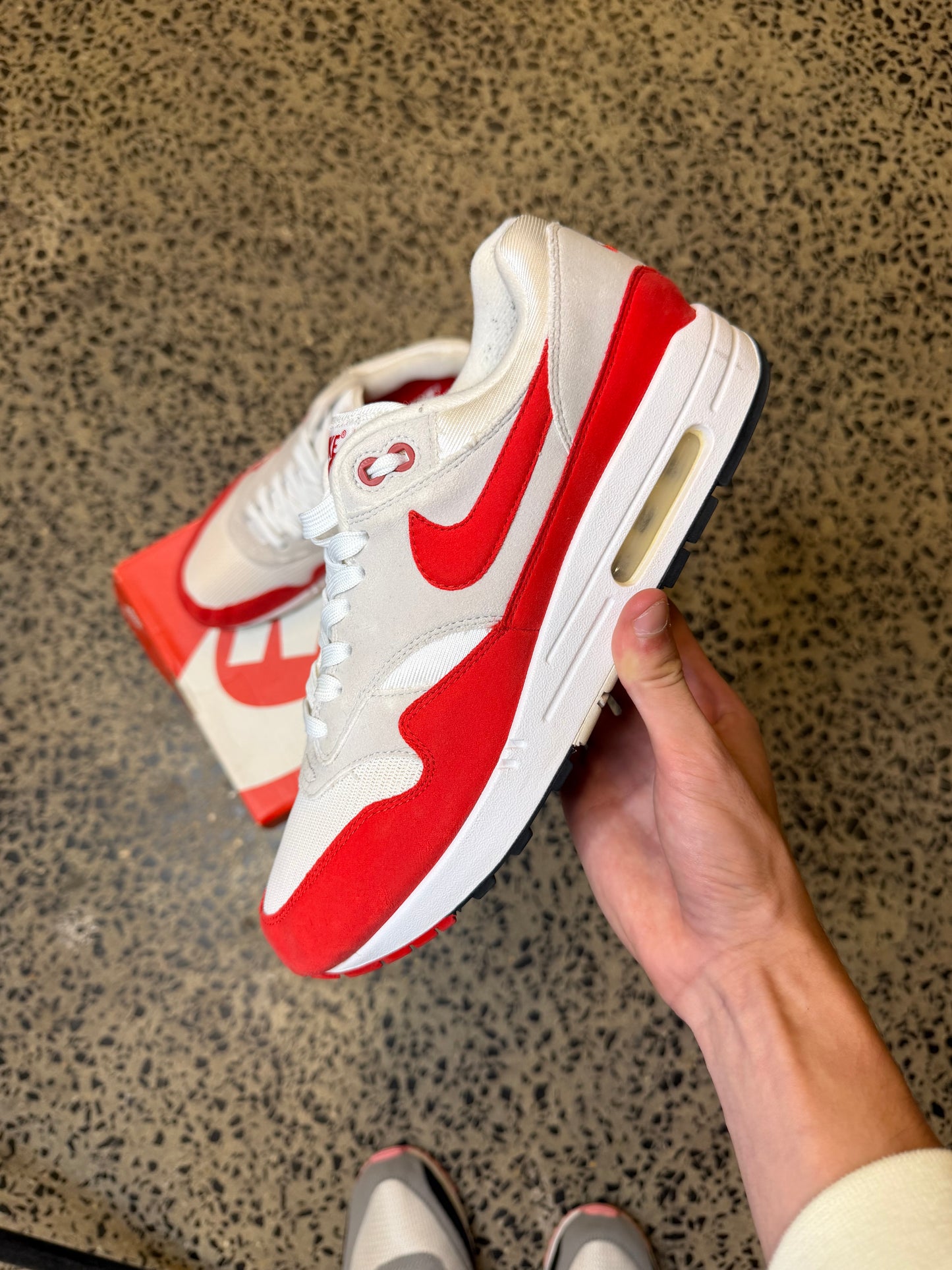 Nike Air Max 1 OG Anniversary Red US9.5 Men's