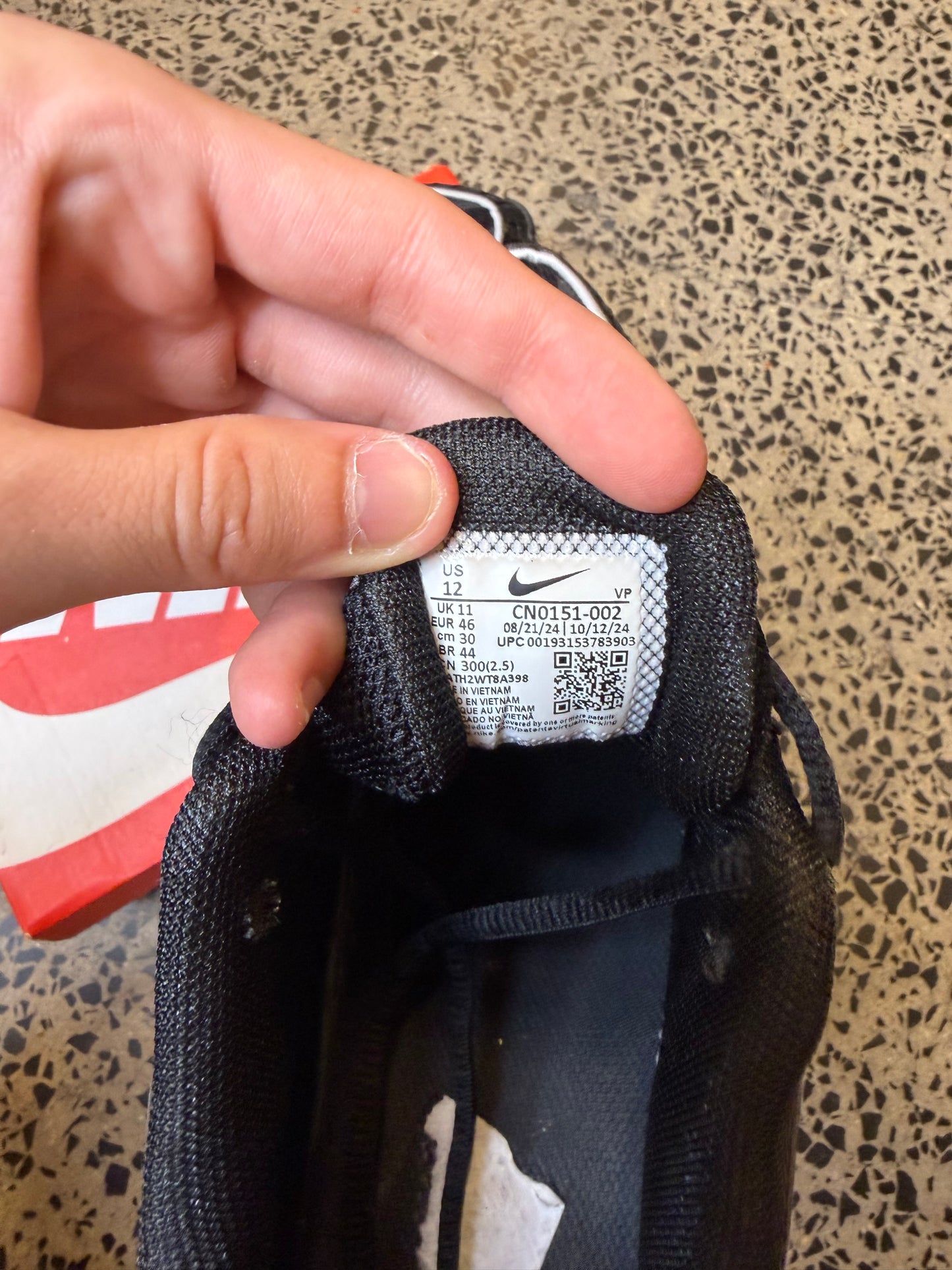 Nike Shox TL Black/Yellow US12 Men's