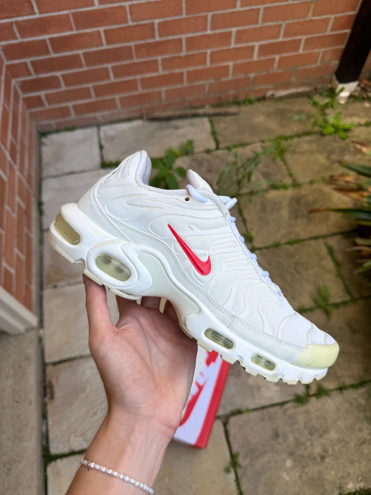 Nike Air Max Plus X Supreme “White” US9 Men’s