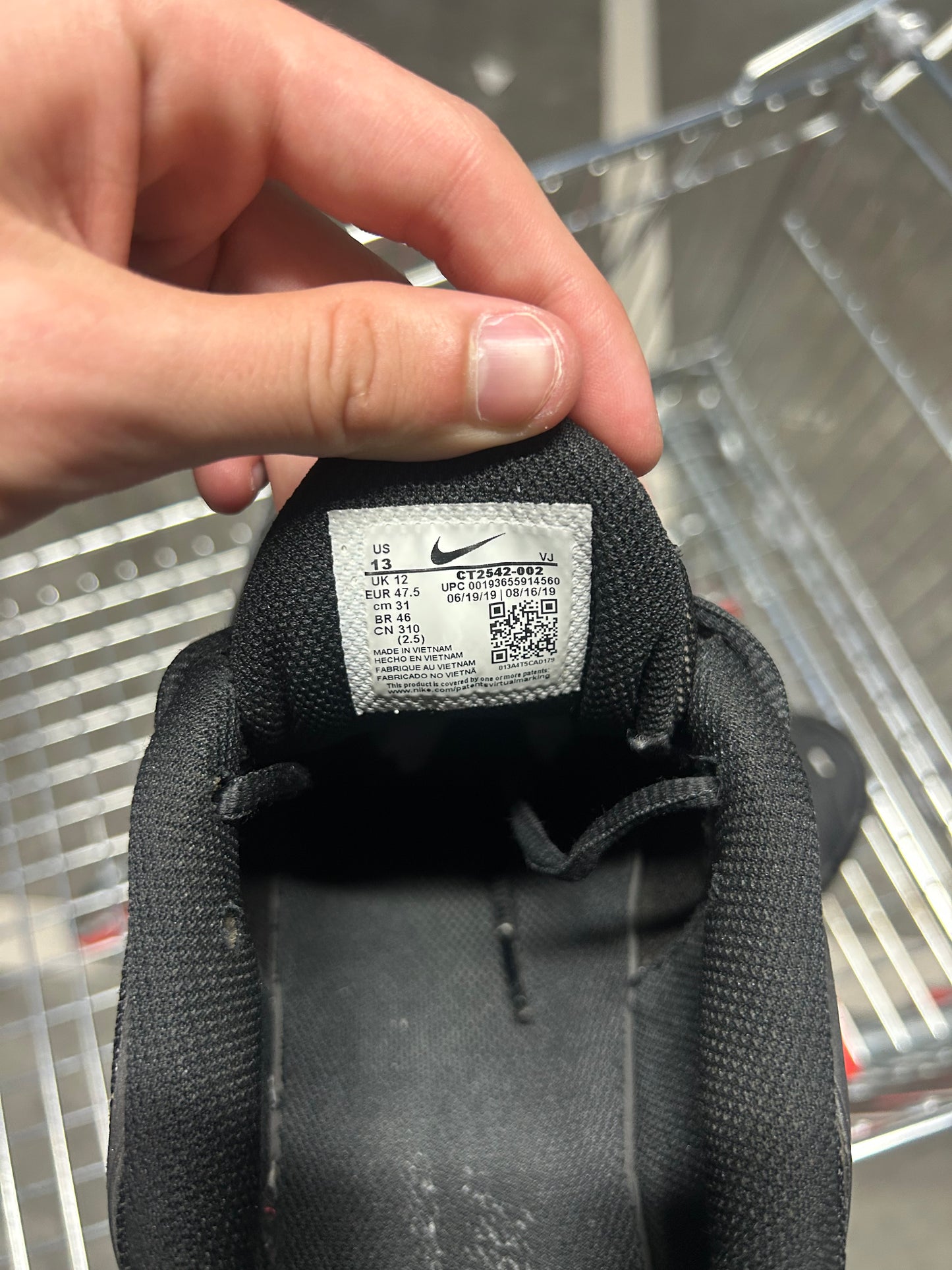 Nike Air Max Plus Platinum Black Men’s US13