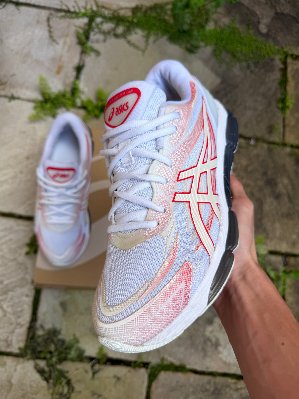 ASICS GEL-Quantum 360 VII “White / Classic Red” US9.5 Men’s