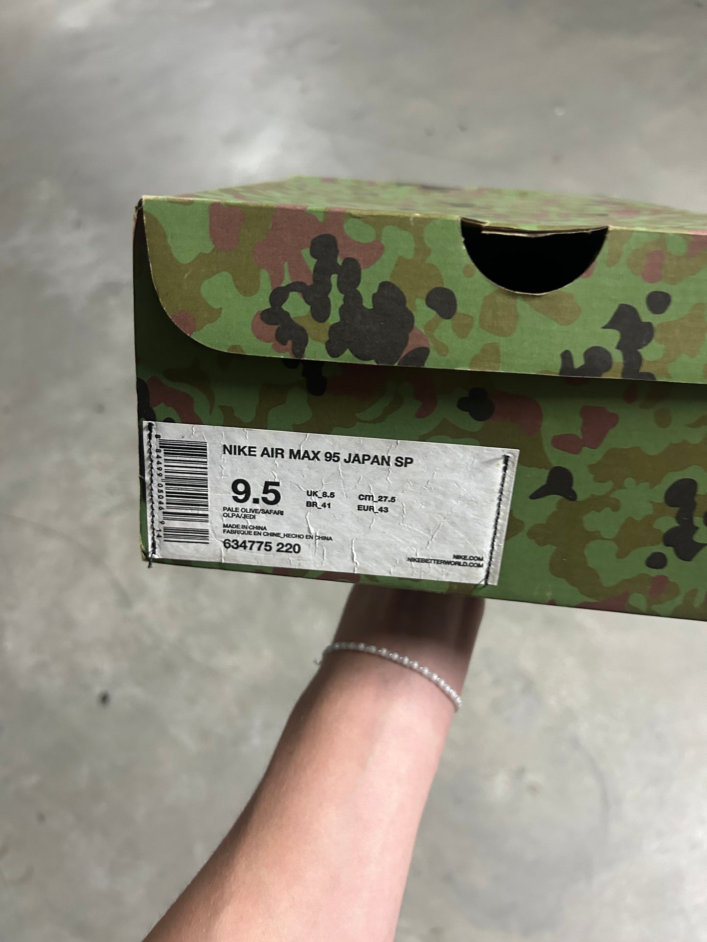 Nike Air Max 95 Japan SP Camo (2013) US9.5 Men’s