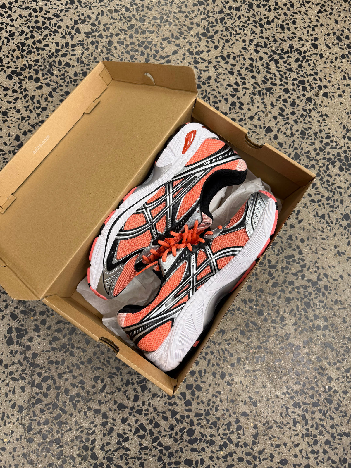 ASICS GT-2160 “Papaya/Pure Silver” US13 Men’s