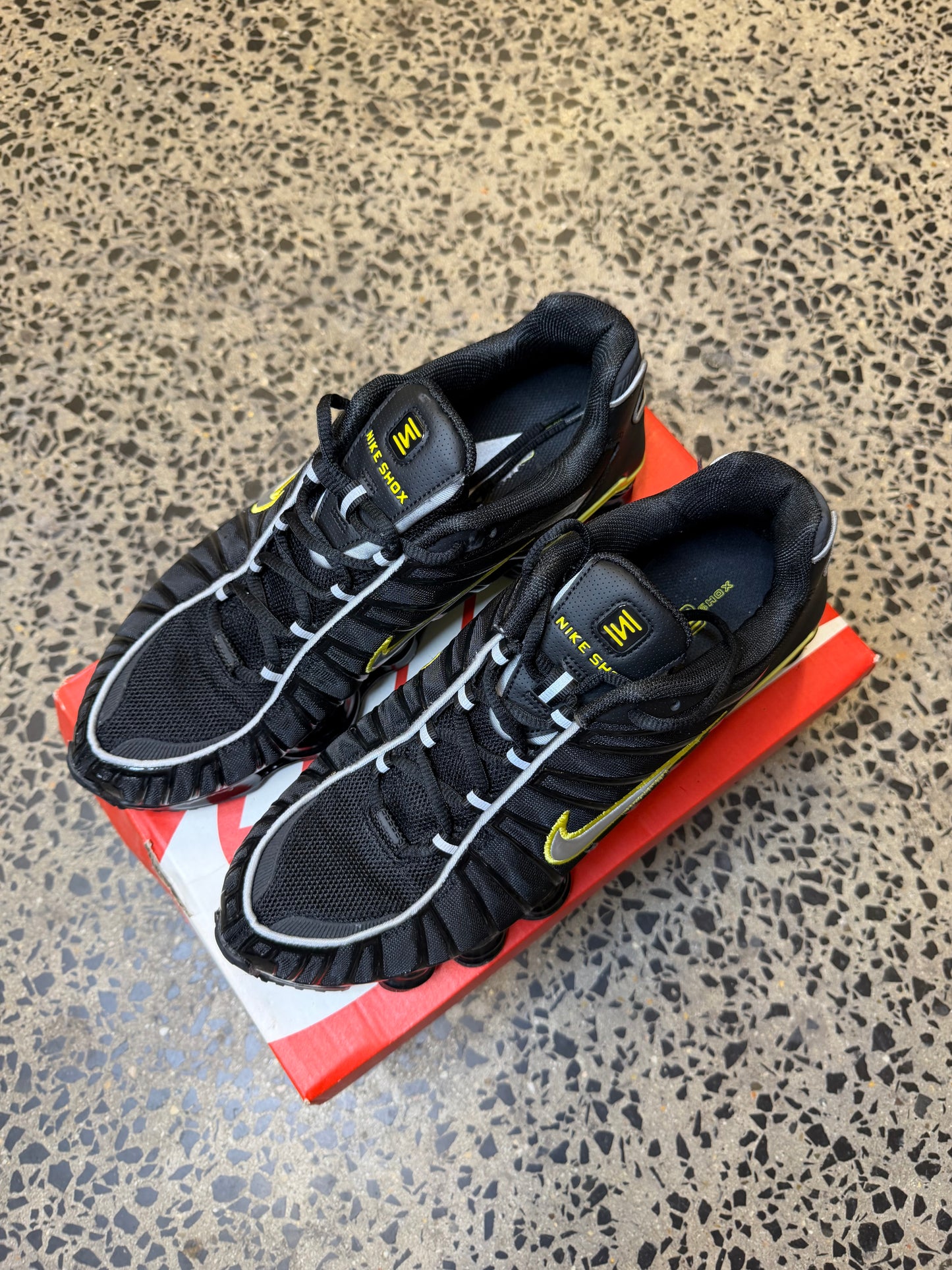 Nike Shox TL Black/Yellow US12 Men's