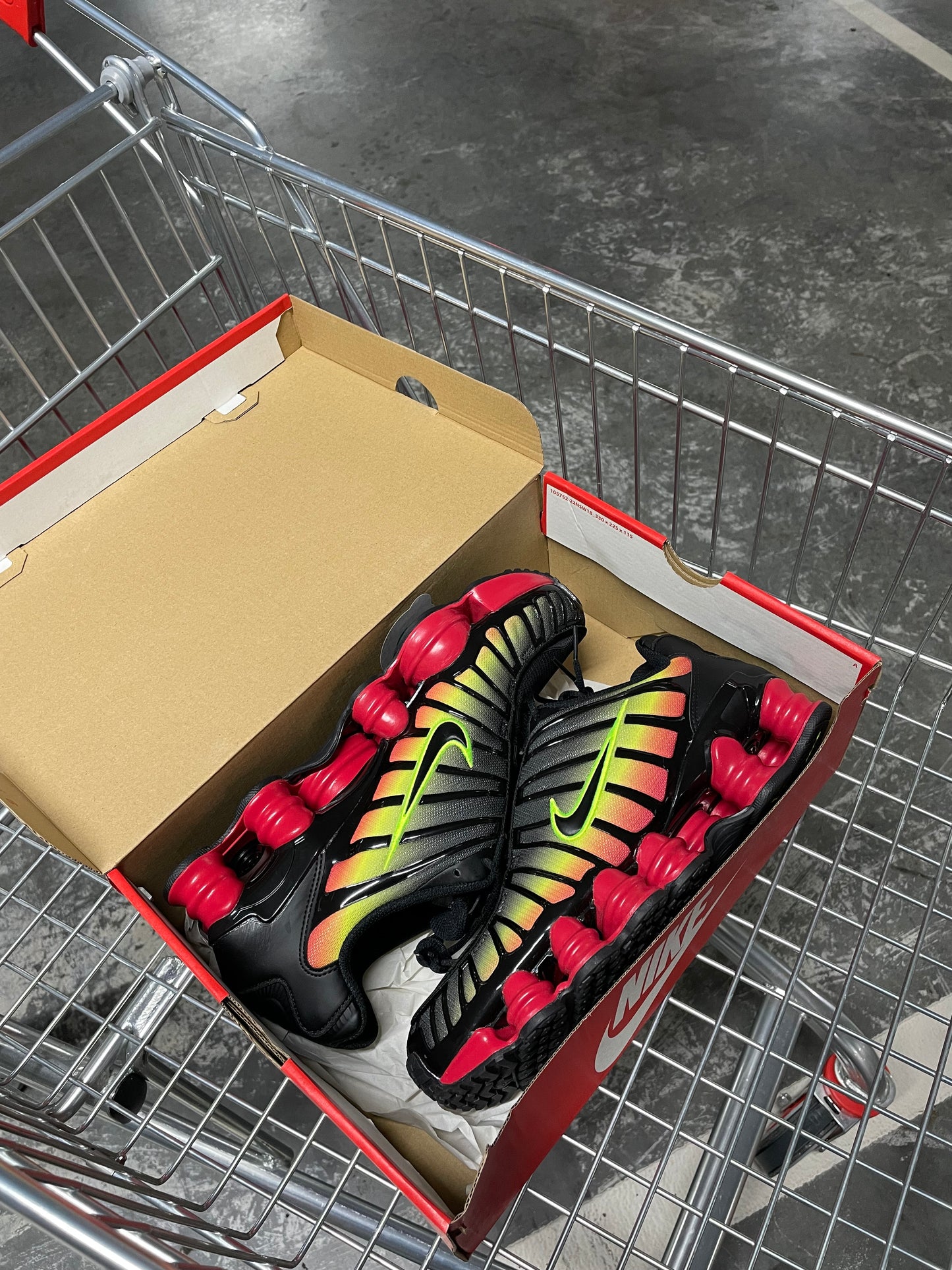 Nike Shox TL Volt Fire Red US11 Women’s / 9.5 Men’s