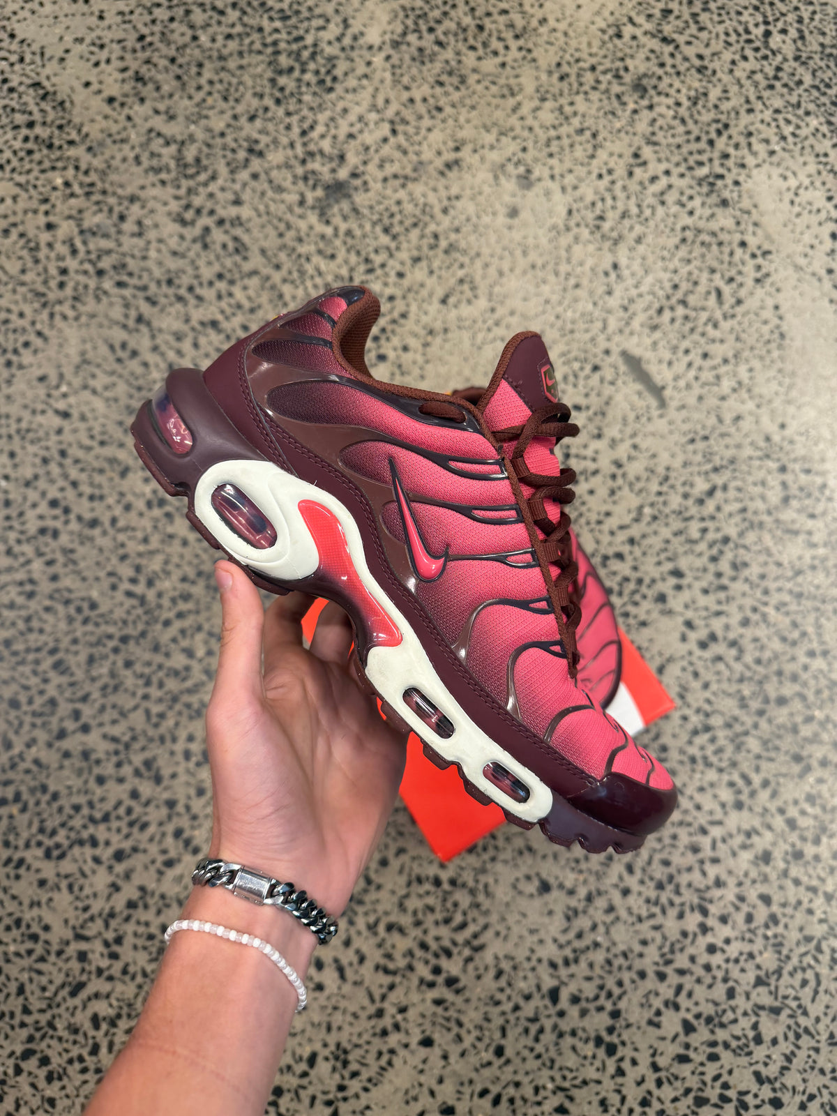 Nike Air Max Plus “Burgundy Crush” US11 Women’s/ 9.5 Men’s