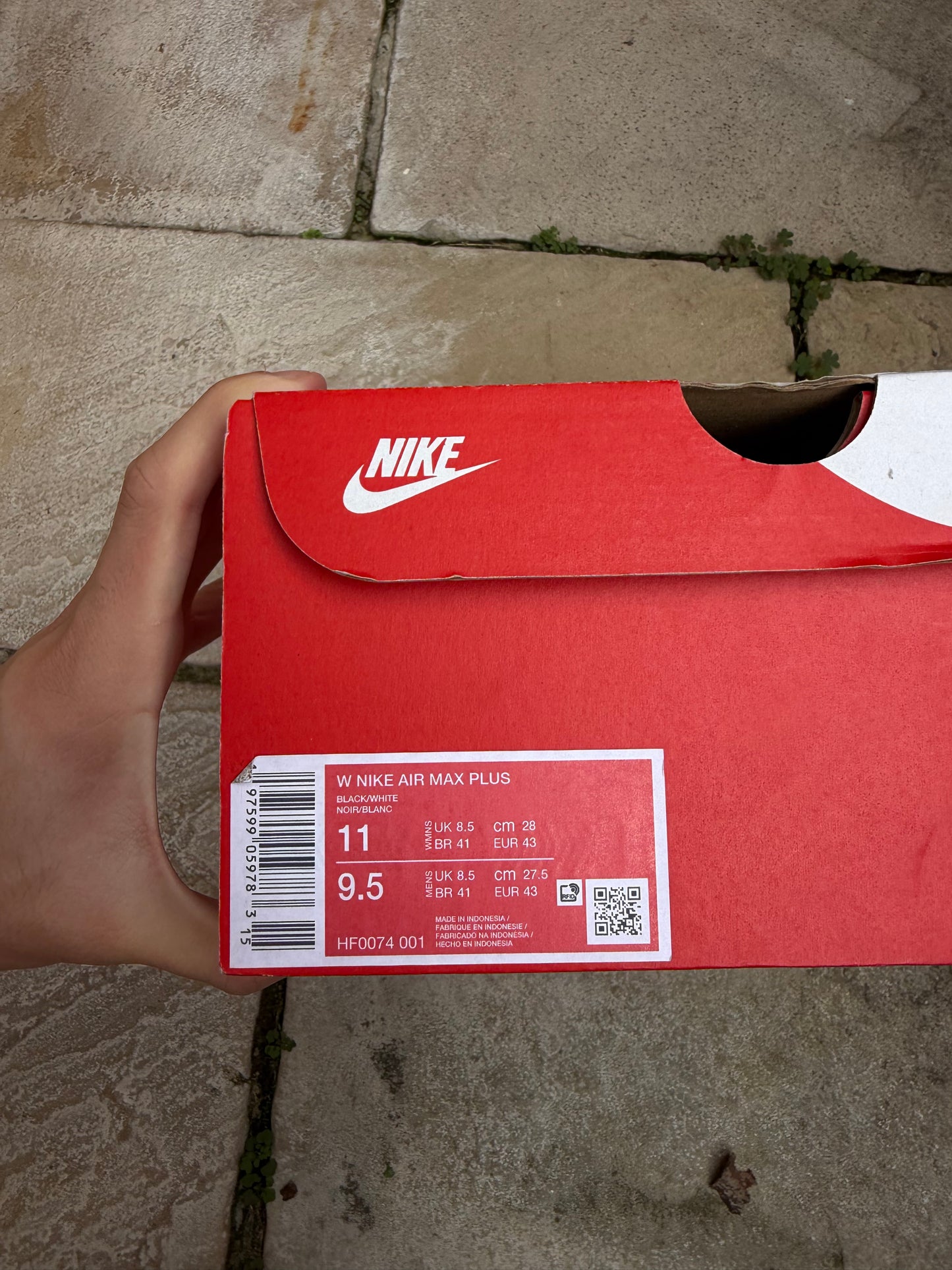 Nike Air Max Plus Tiempo "Black" US11 Women's/9.5 Men's