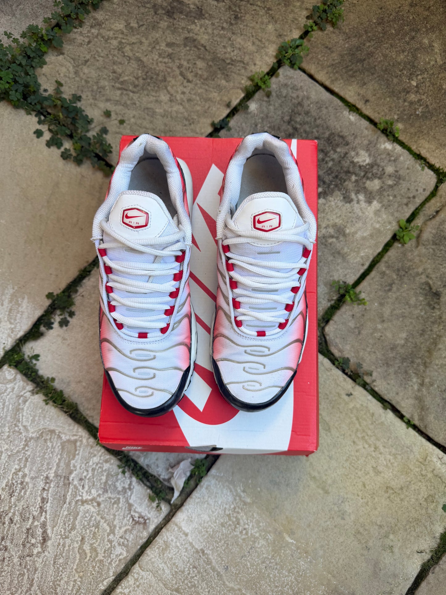 Nike Air Max Plus "White University Red" US9 Men's