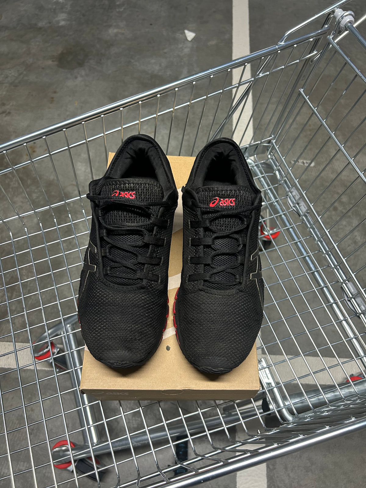 ASICS Gel Quantum 180 3 Red Belly Black Men’s US11