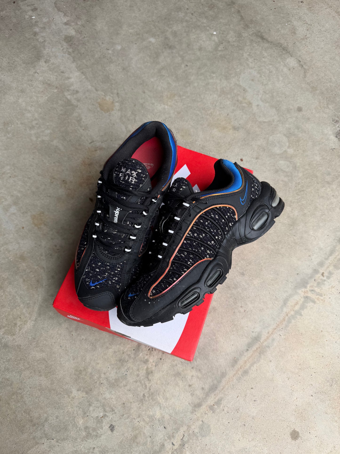 Nike Air Max Tailwind 4 Supreme Black US11 Men’s