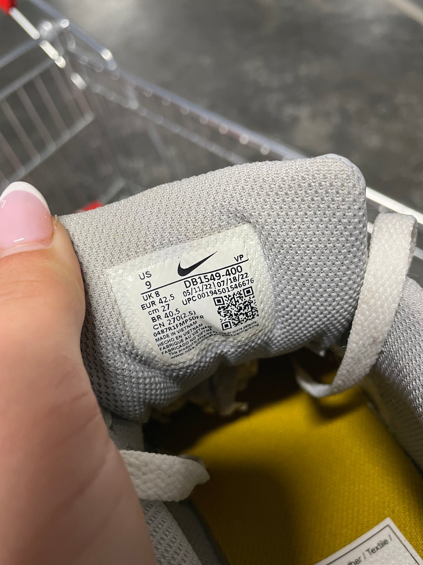 Nike Air Structure Triax 91 White Navy Citron US9 Men’s