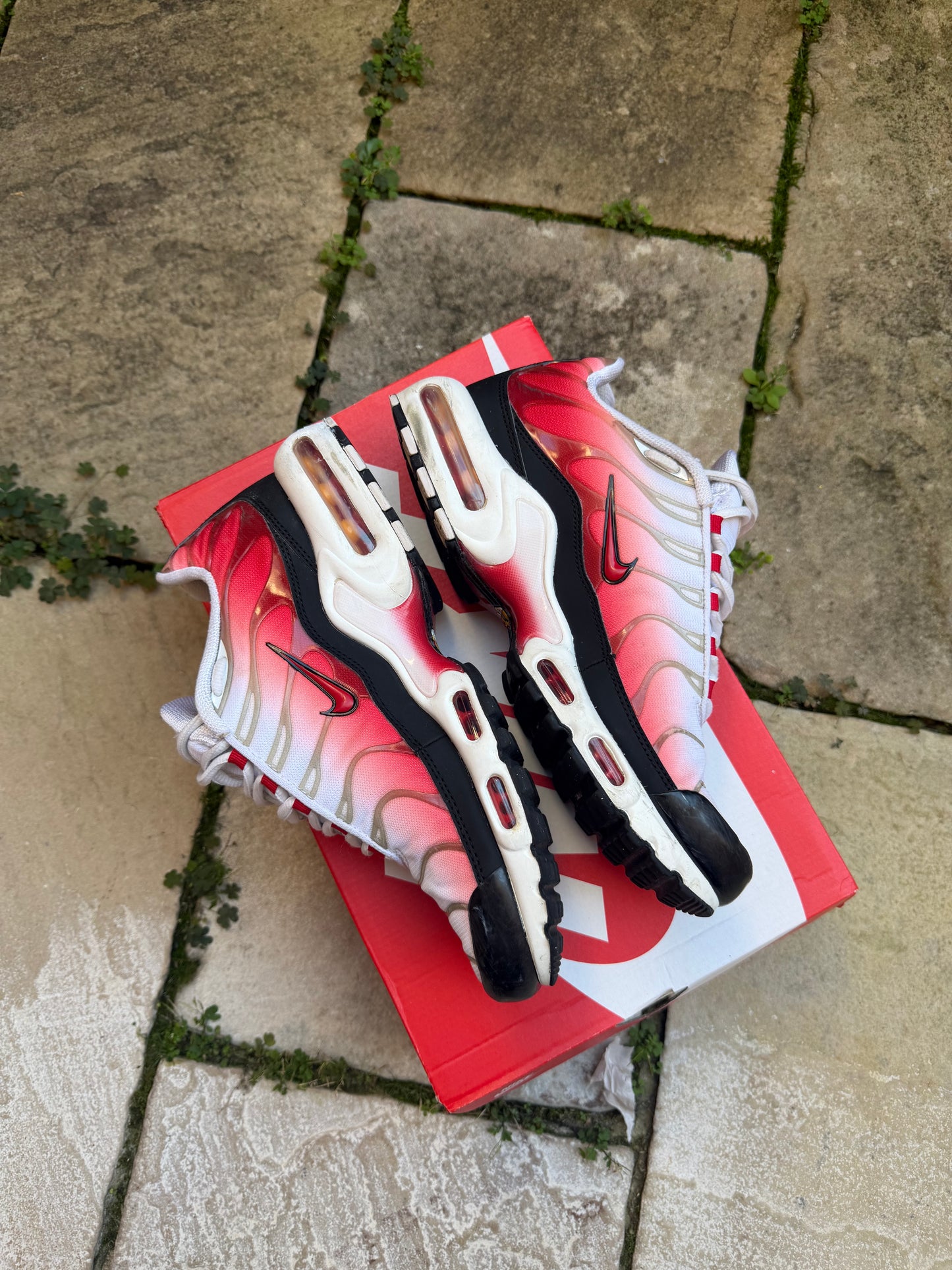 Nike Air Max Plus "White University Red" US9 Men's