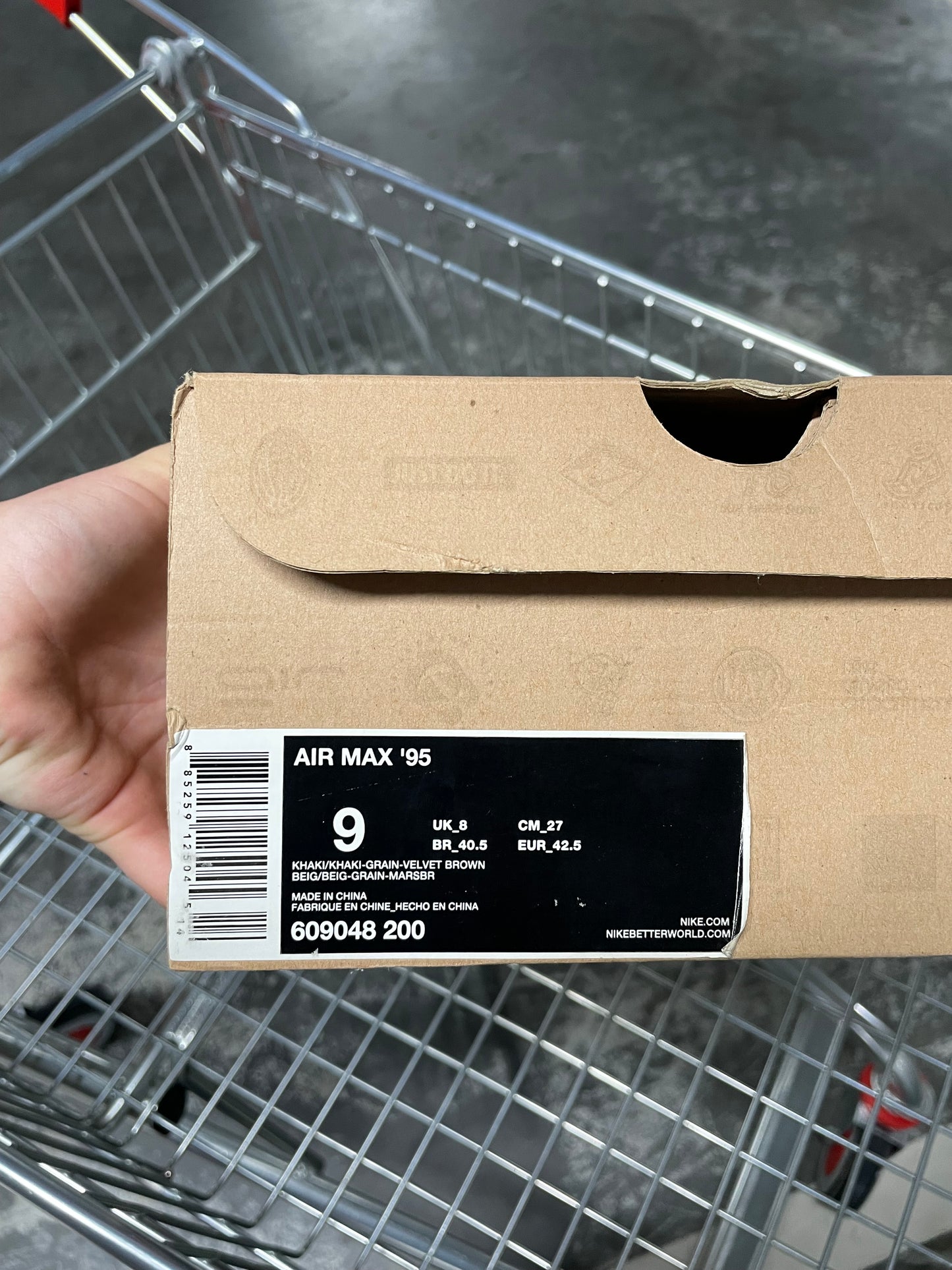 Nike Air Max 95 Khaki Velvet Brown (2011) US9
