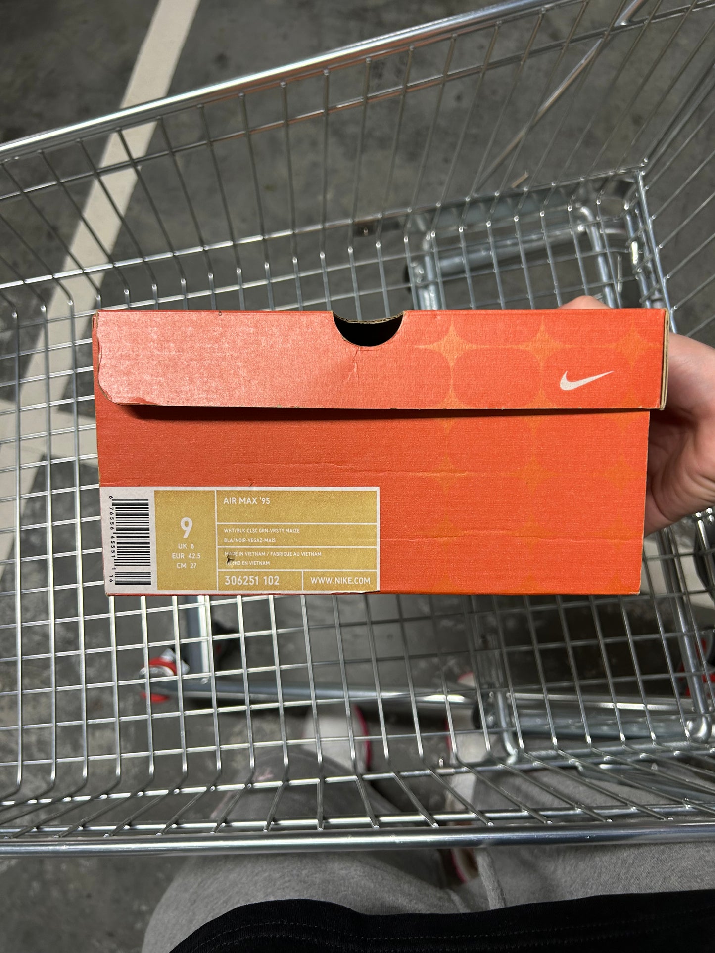 Nike Air Max 95 Rasta (2005) US9 Men’s