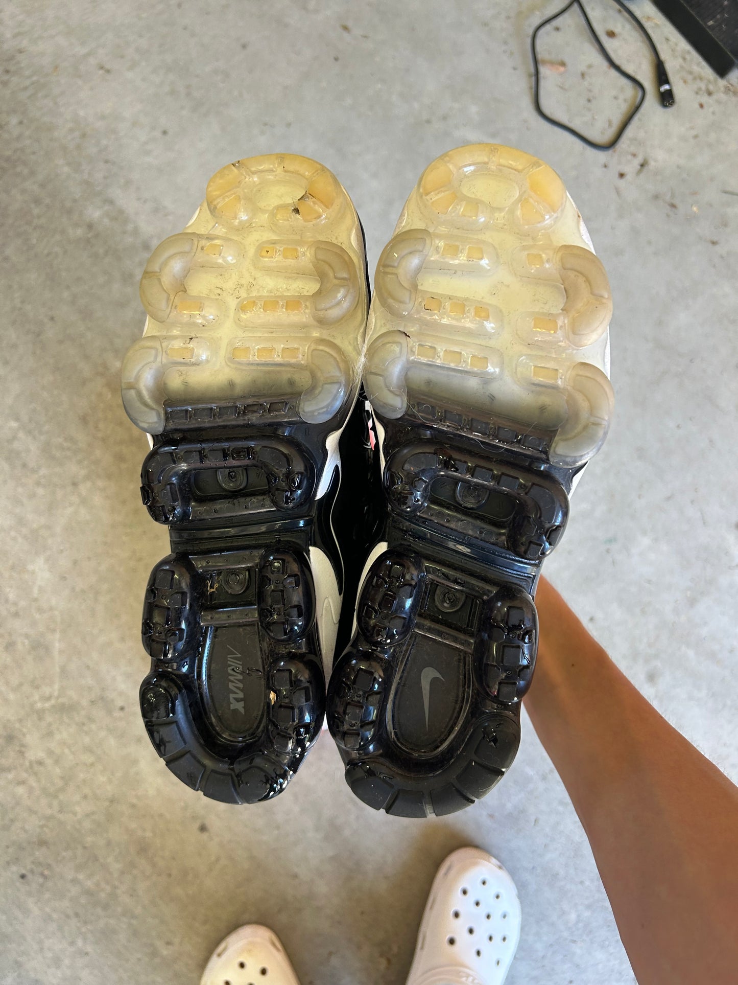 Nike Vapor Max Plus Black/ White US10 Men’s