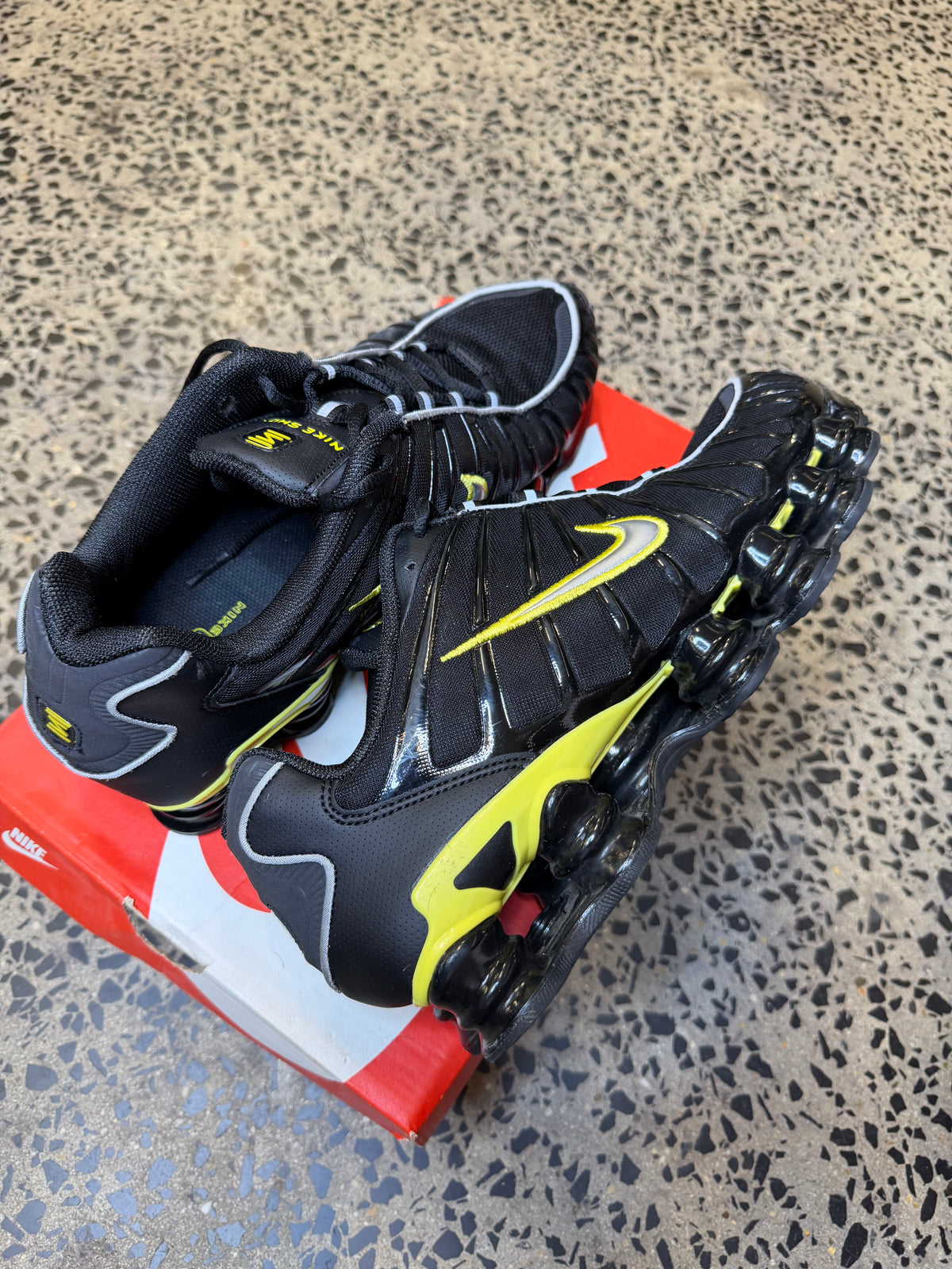 Nike Shox TL Black/Yellow US12 Men's