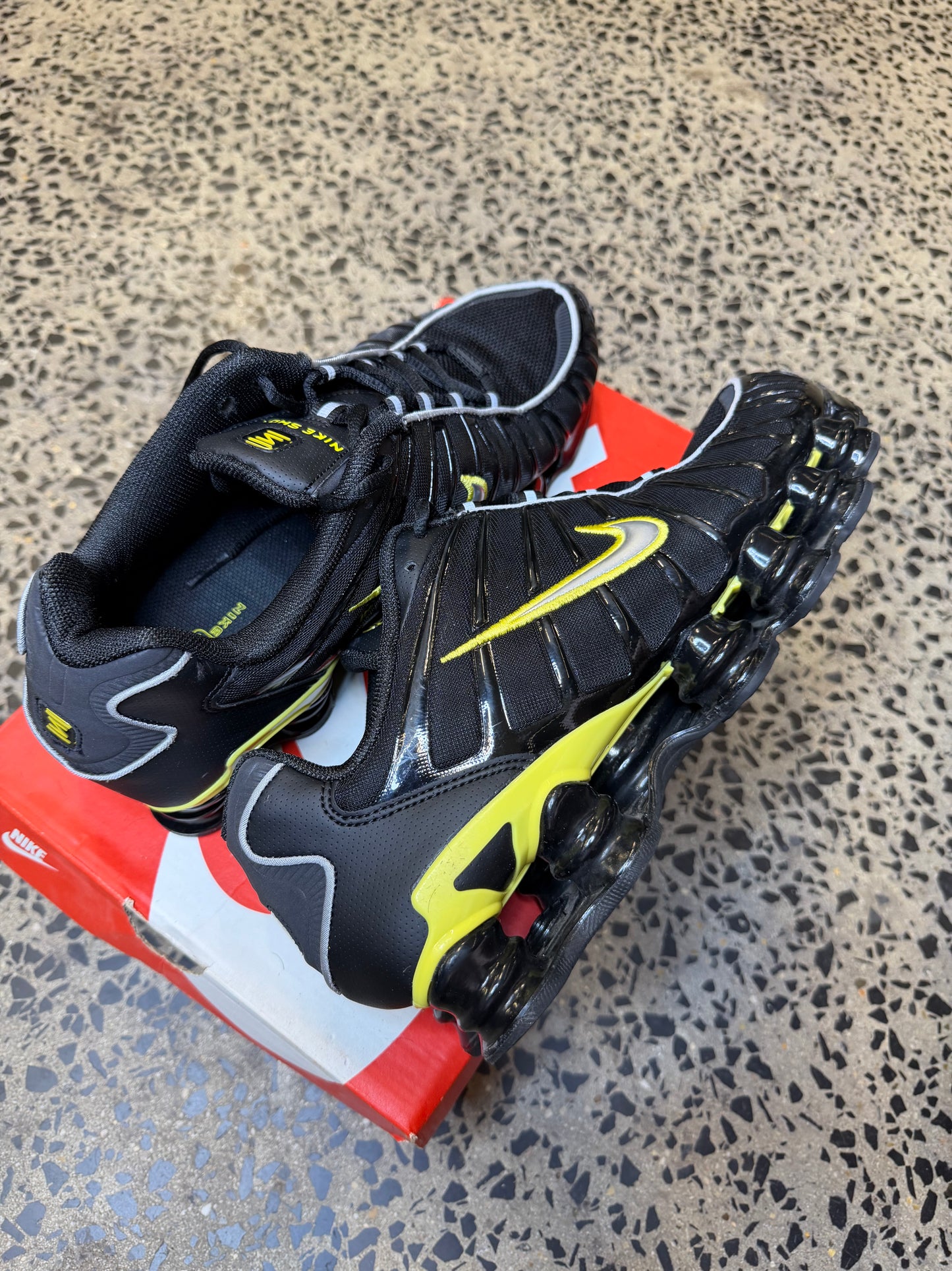 Nike Shox TL Black/Yellow US12 Men's