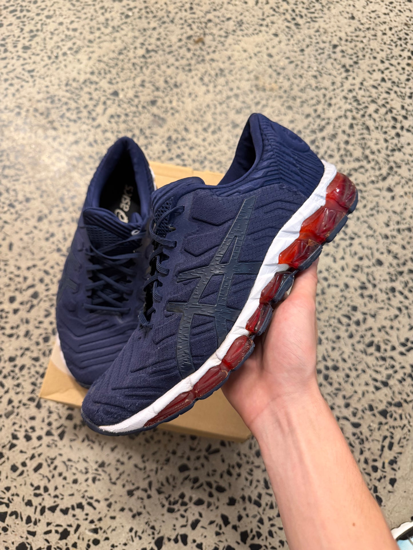 ASICS Gel Quantum 360 5 Navy Blue US9 Men’s