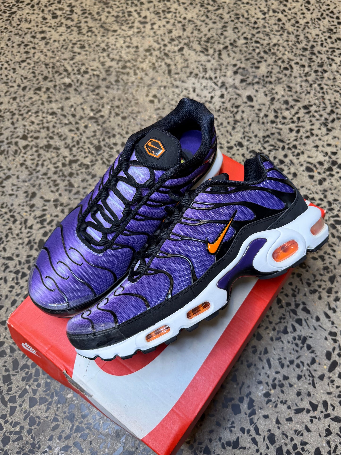 Nike Air Max Plus Purple Volt US9.5 Mens