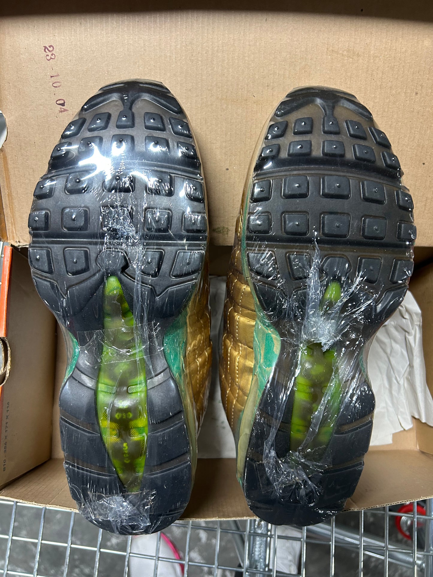 Nike Air Max 95 Zipper Met Gold/Hothouse-Dark Mocha (2001) US9 Men’s