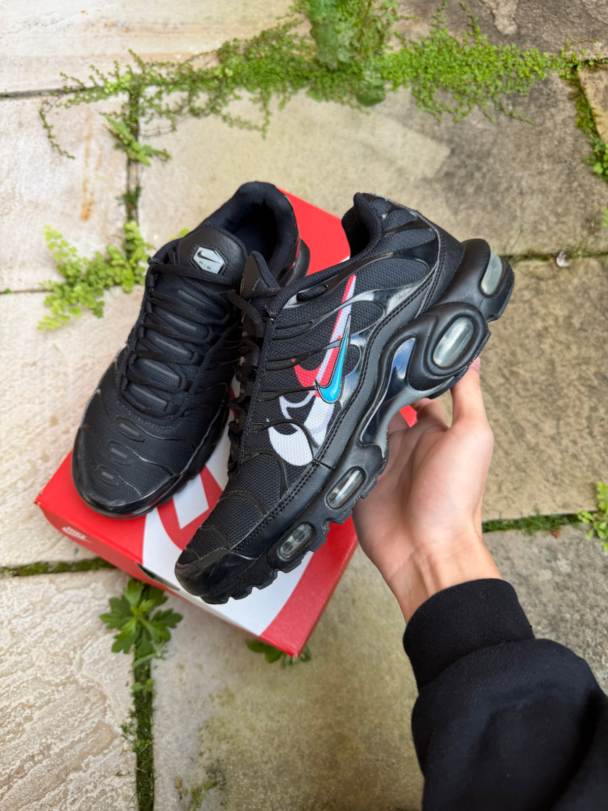 Nike Air Max Plus “Multi Swoosh Black” US9 Men’s