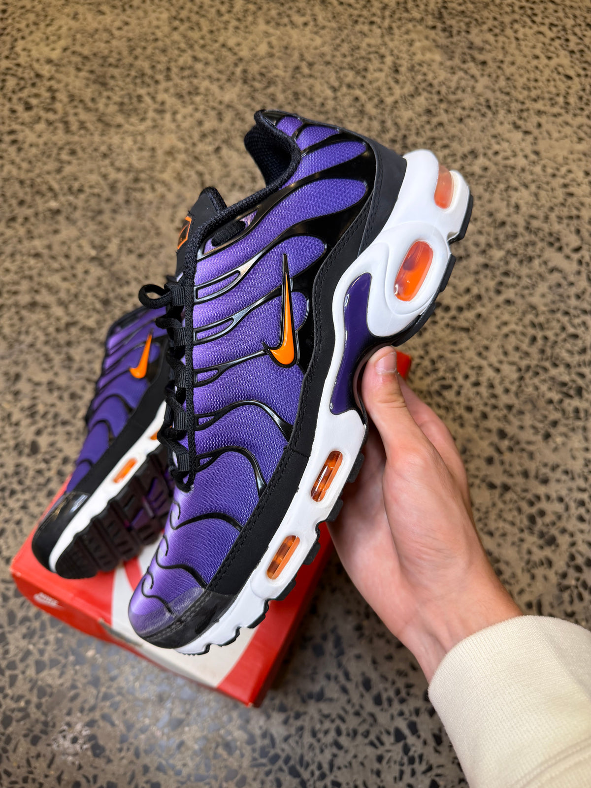 Nike Air Max Plus Purple Volt US9.5 Mens