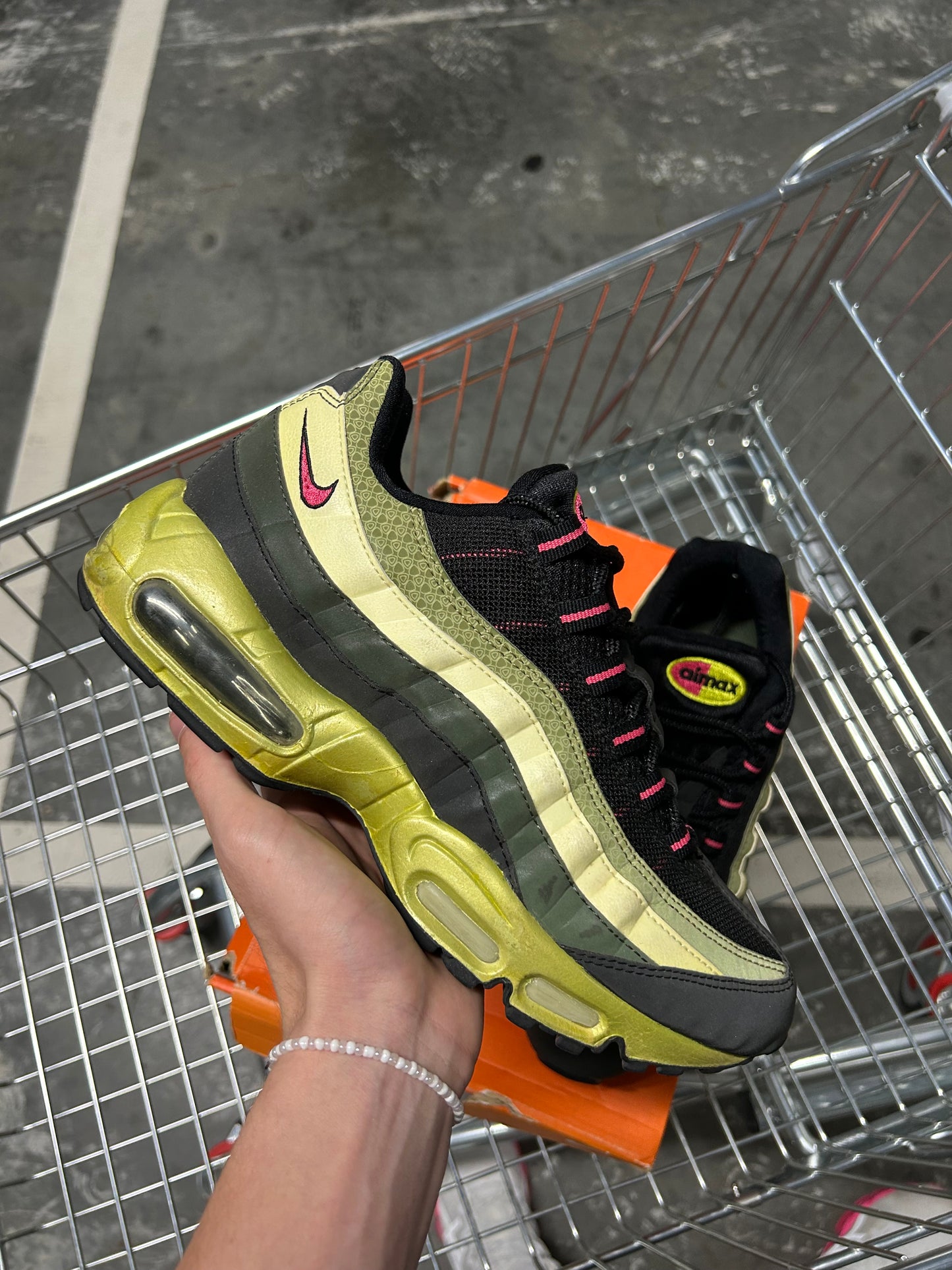 Nike Air Max 95 Premium Black Flamingo Pilgrim (2007) US9 Men’s